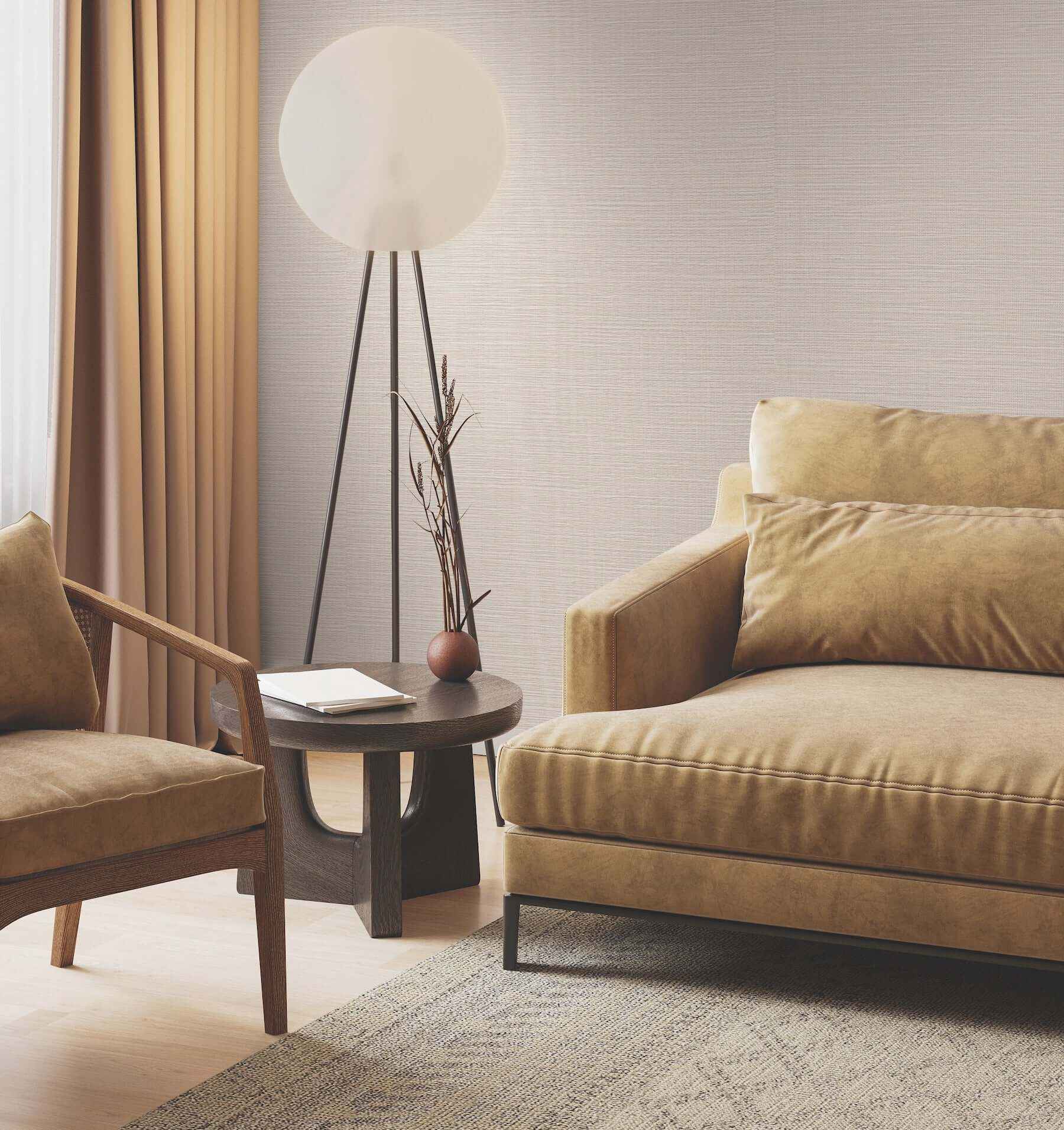 Horizon Paperweave Warm Neutral Wallpaper - York Wallcoverings - GV0223 - York Wallcoverings Wallpaper