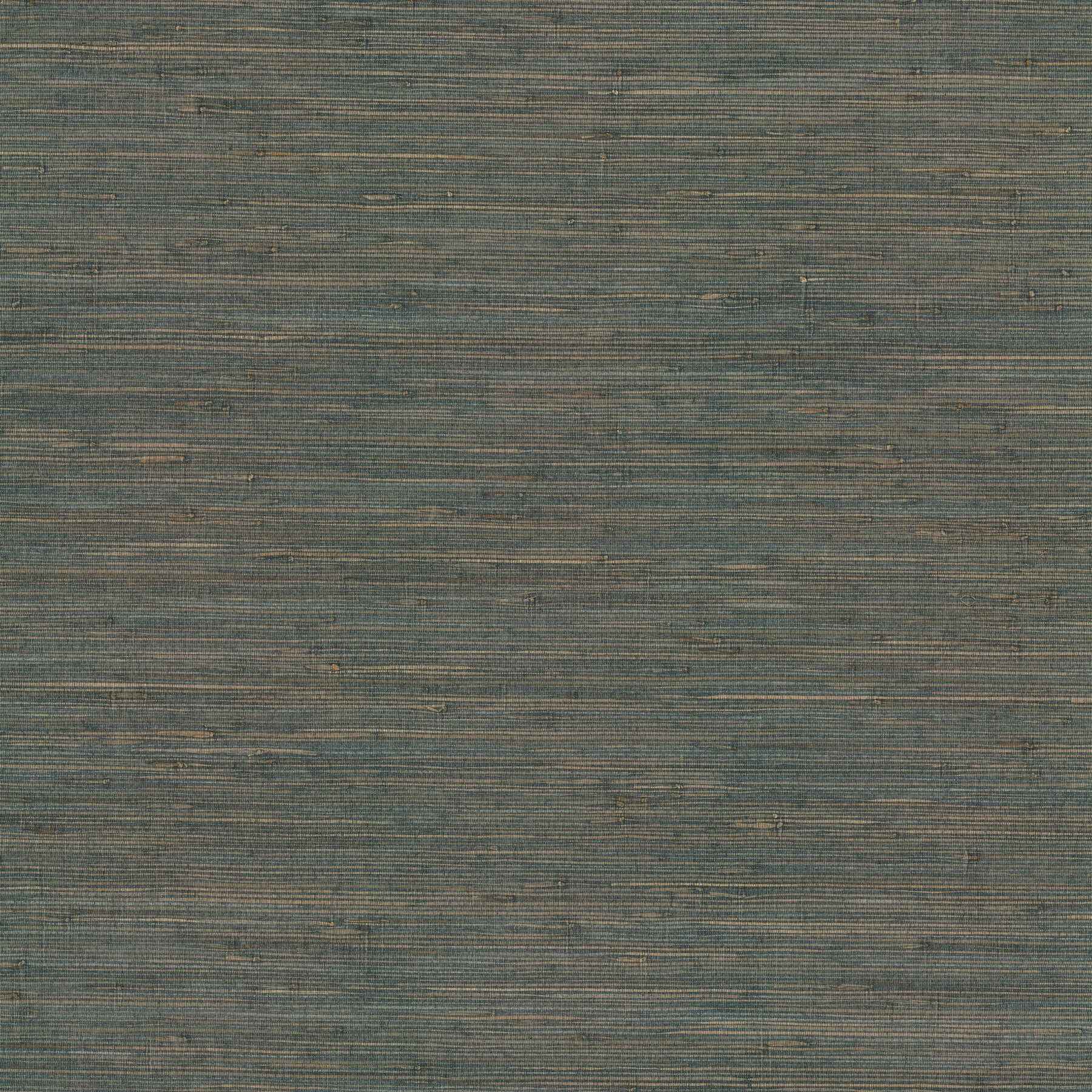 Knotted Grass Dark Teal Wallpaper - York Wallcoverings - GV0234 - York Wallcoverings Wallpaper