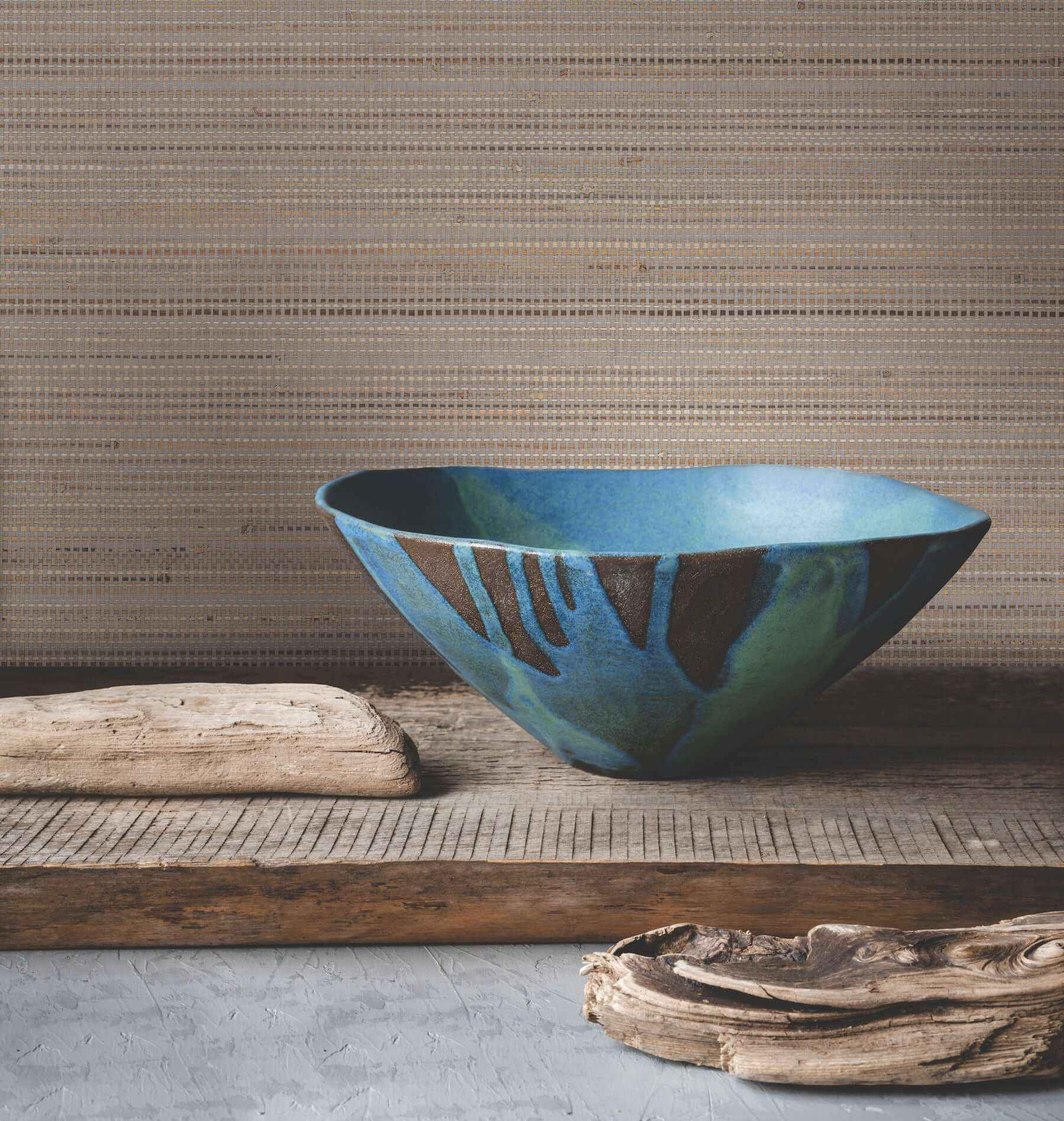 Marled Abaca Grey Wallpaper - York Wallcoverings - GV0203 - York Wallcoverings Wallpaper