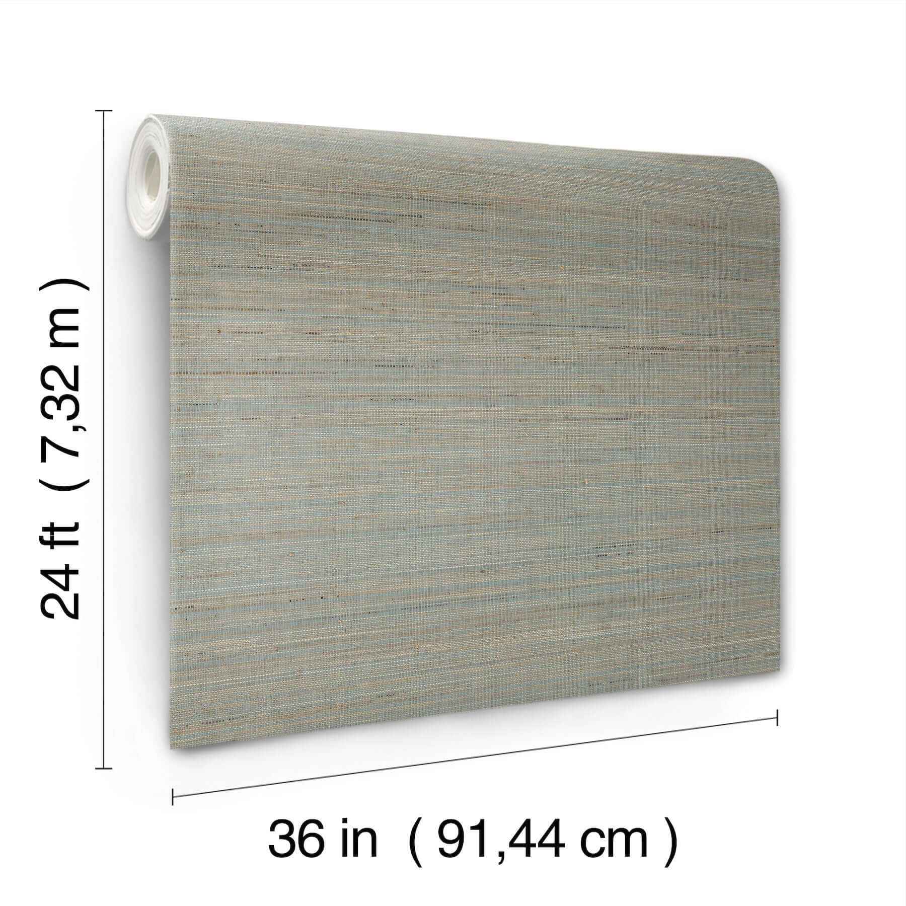 Marled Abaca Spruce Wallpaper - York Wallcoverings - GV0204 - York Wallcoverings Wallpaper