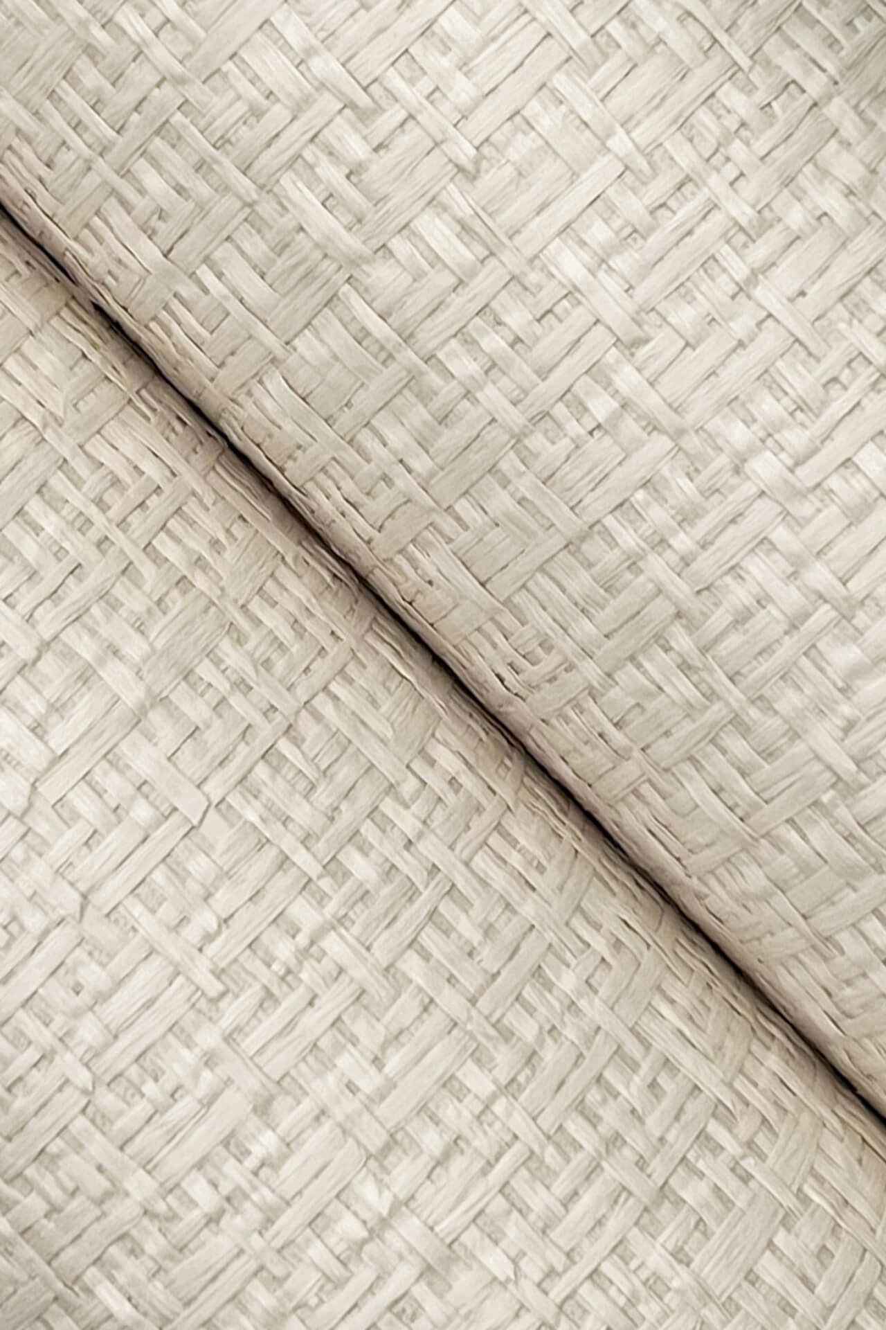 Tatami Weave Natural Cream Wallpaper - York Wallcoverings - OG0526GV - York Wallcoverings Wallpaper
