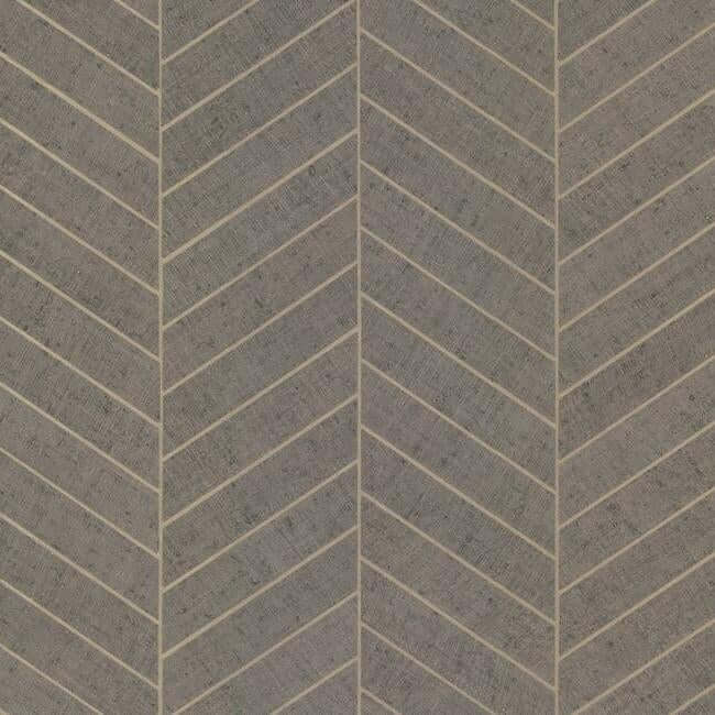 atelier-herringbone-grey-wallpaper-york-wallcoverings-ho2110 - York Wallpaper Wallpaper