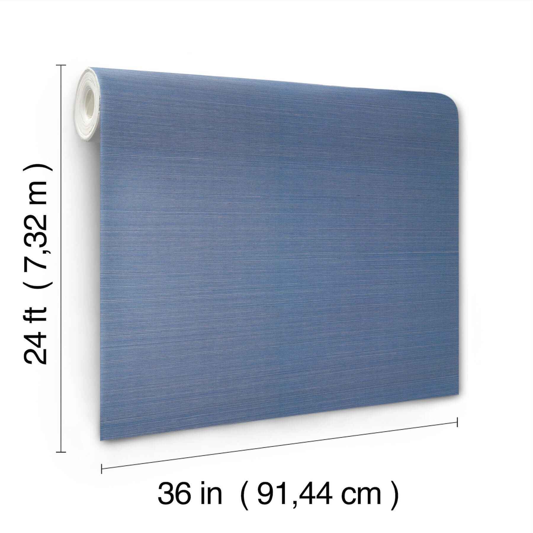Maguey Sisal Bluebell Wallpaper - York Wallcoverings - GV0161NW - York Wallcoverings Wallpaper