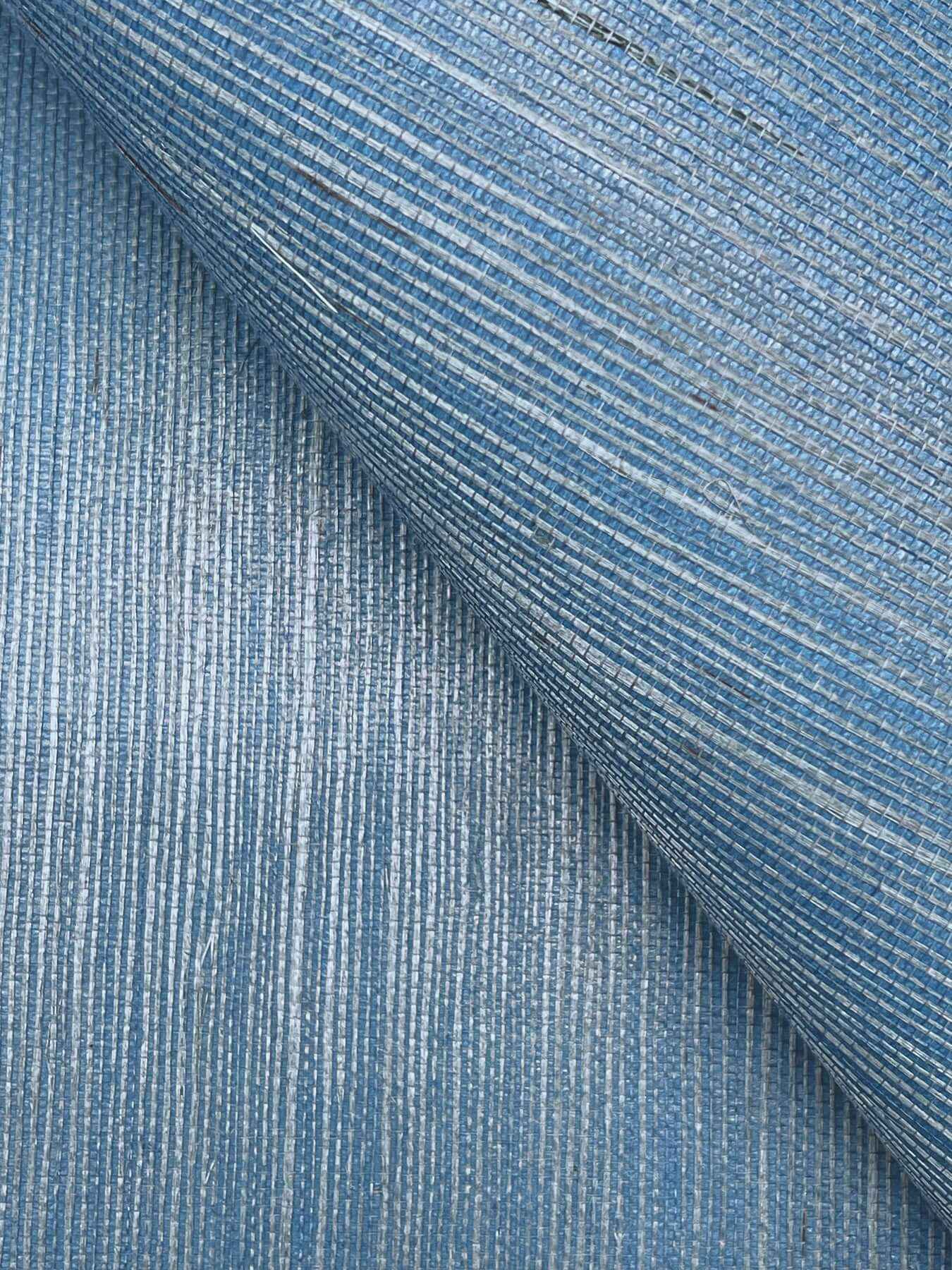Maguey Sisal Azure Wallpaper - York Wallcoverings - GV0162NW - York Wallcoverings Wallpaper