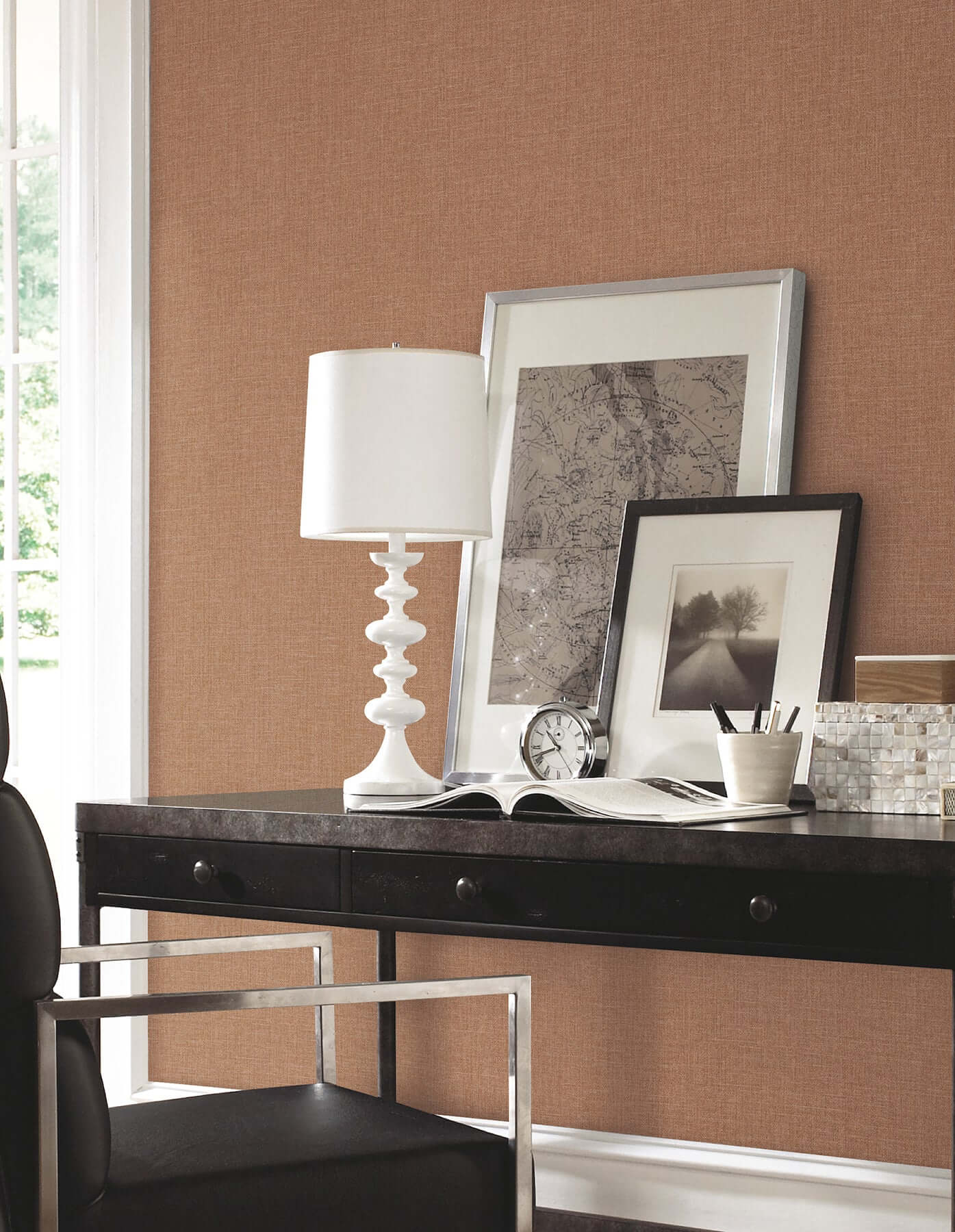 berwick-chestnut-wallpaper-york-wallcoverings-ud2502n - York Wallpaper Wallpaper