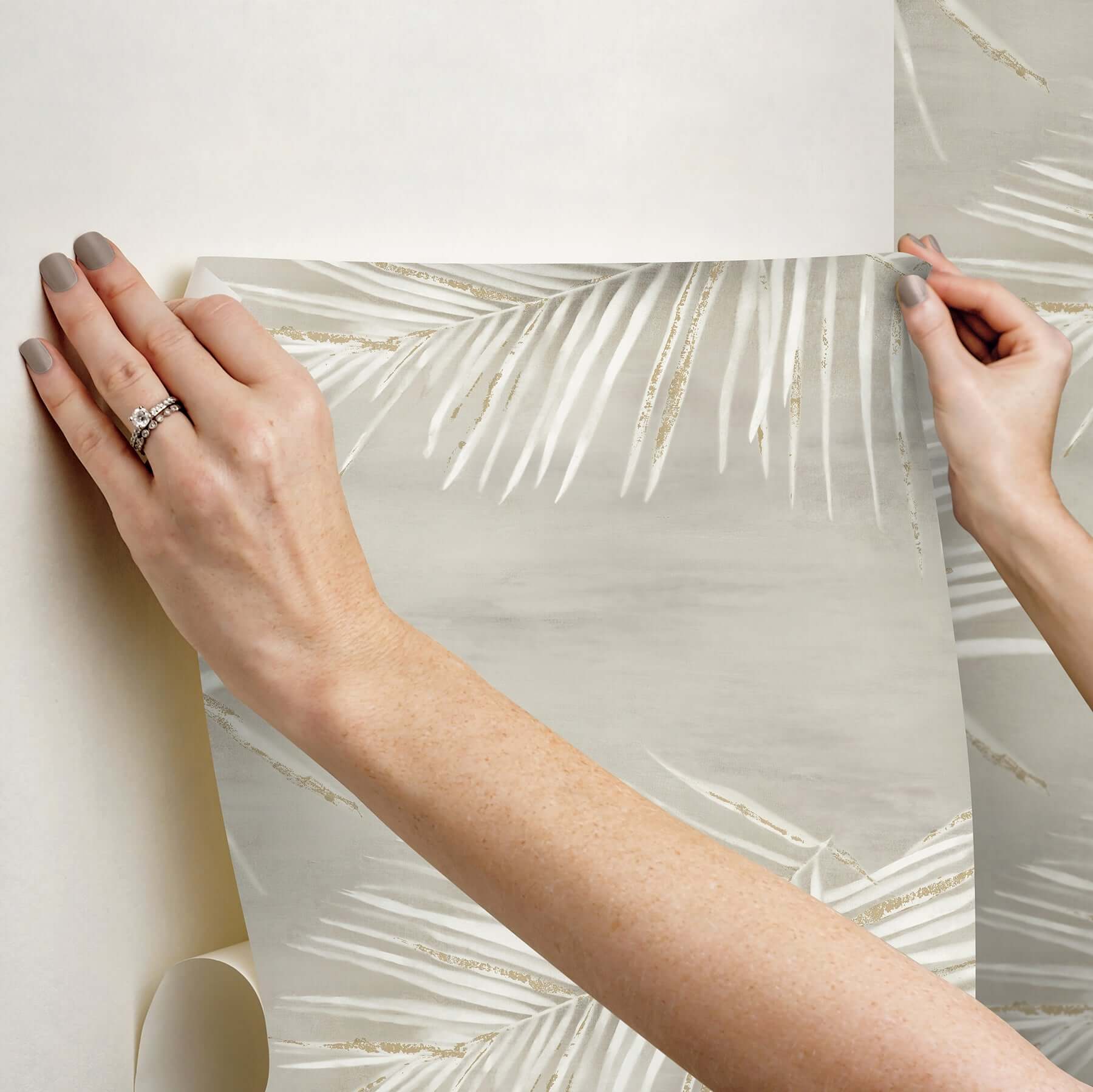 endless-summer-taupe-peel-stick-wallpaper-york-wallcoverings-psw1555rl - York Wallcoverings Wallpaper
