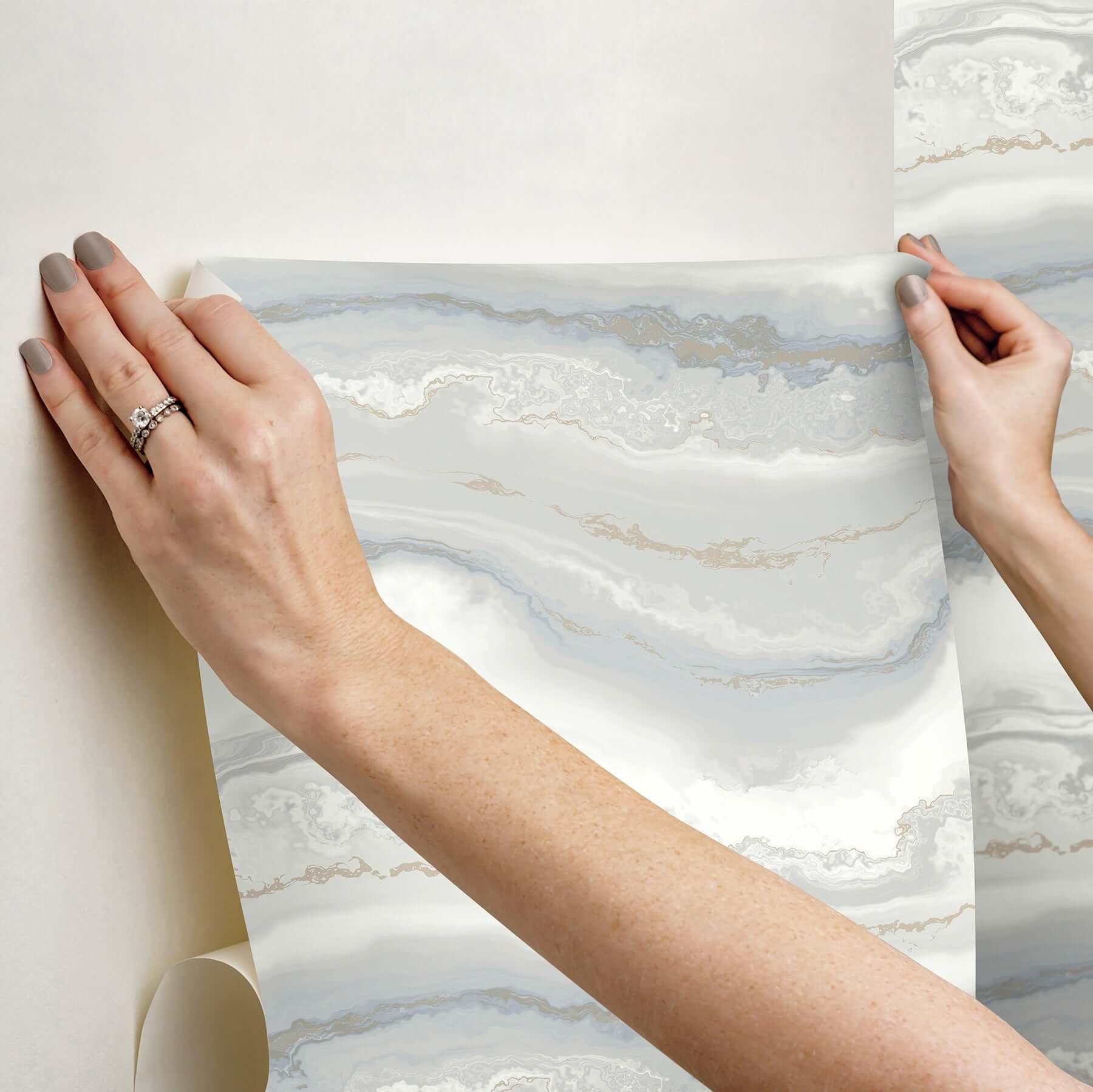 shifting-sands-slate-blue-peel-stick-wallpaper-york-wallcoverings-psw1559rl - York Wallcoverings Wallpaper