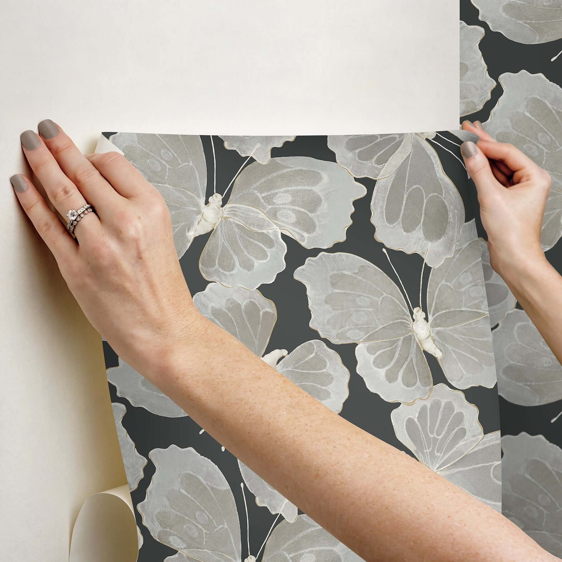 monarch-onyx-peel-stick-wallpaper-york-wallcoverings-psw1565rl - York Wallcoverings Wallpaper