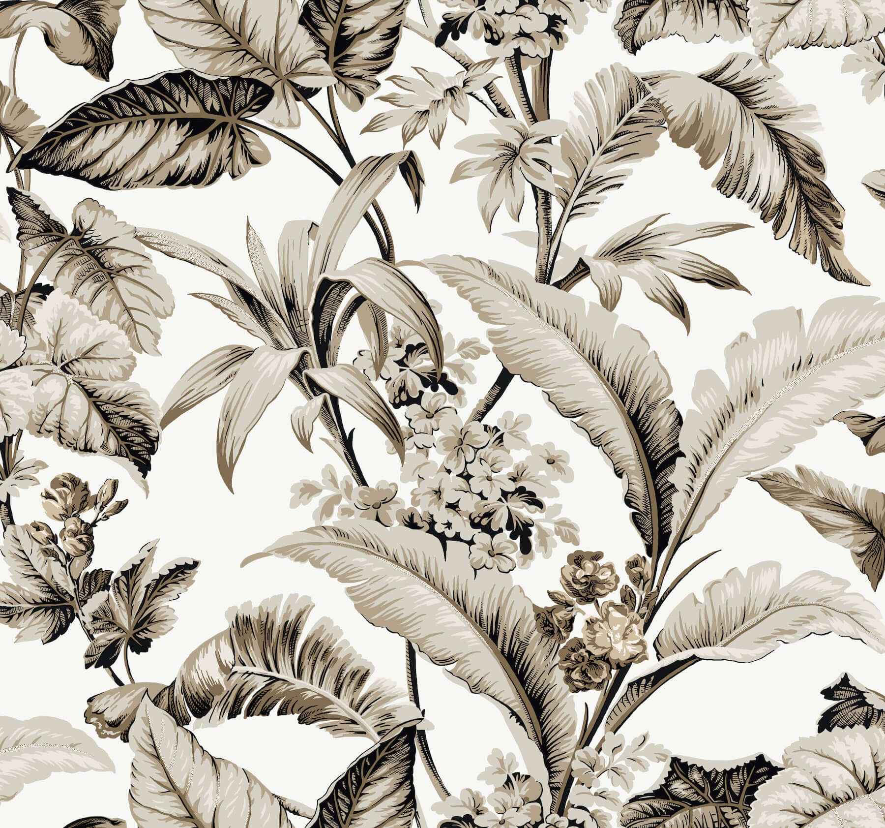 Mystic Isle Neutral Wallpaper - York Wallcoverings - GT4503
