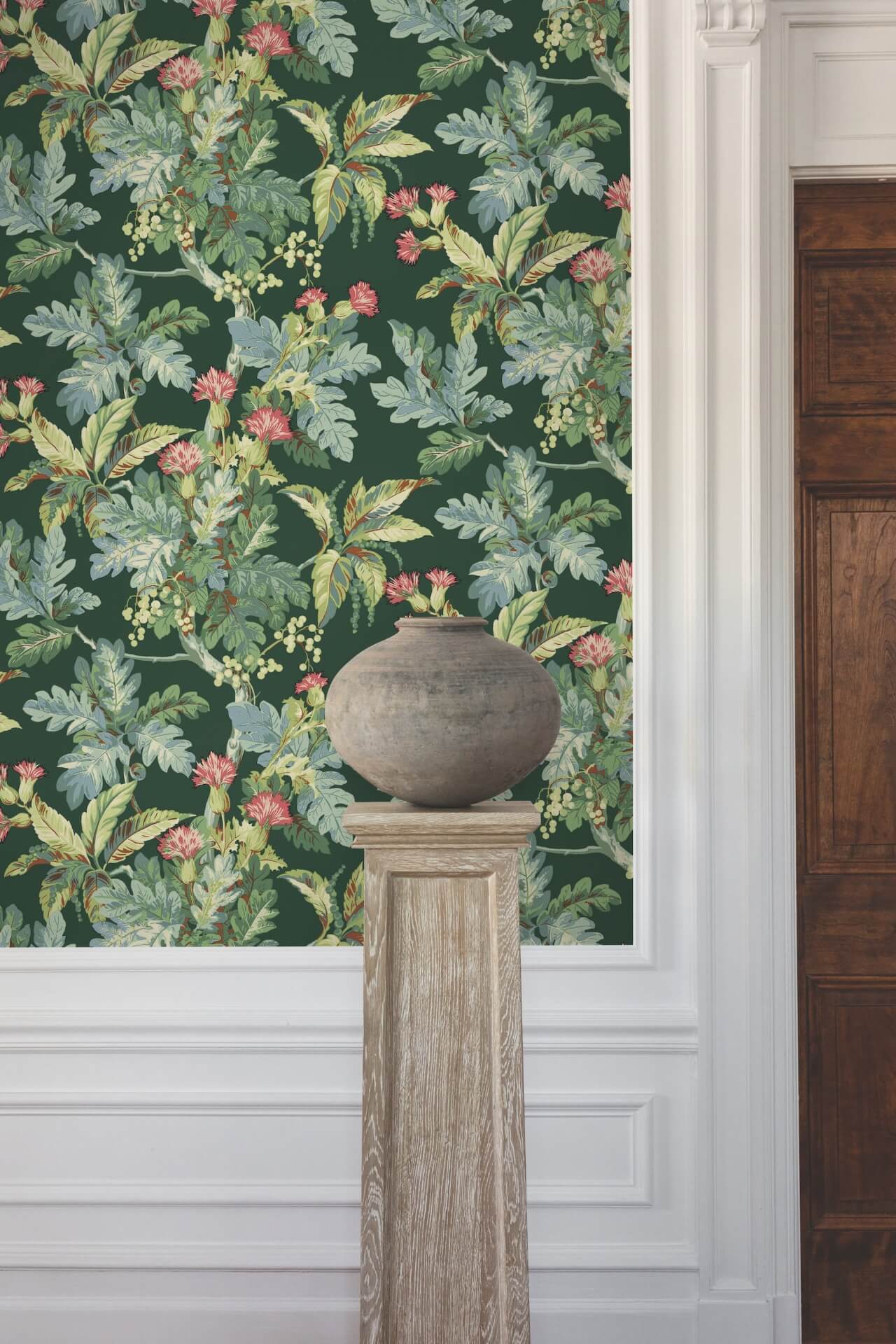 briarwood-green-wallpaper-york-wallcoverings-gt4525 - York Wallpaper Wallpaper