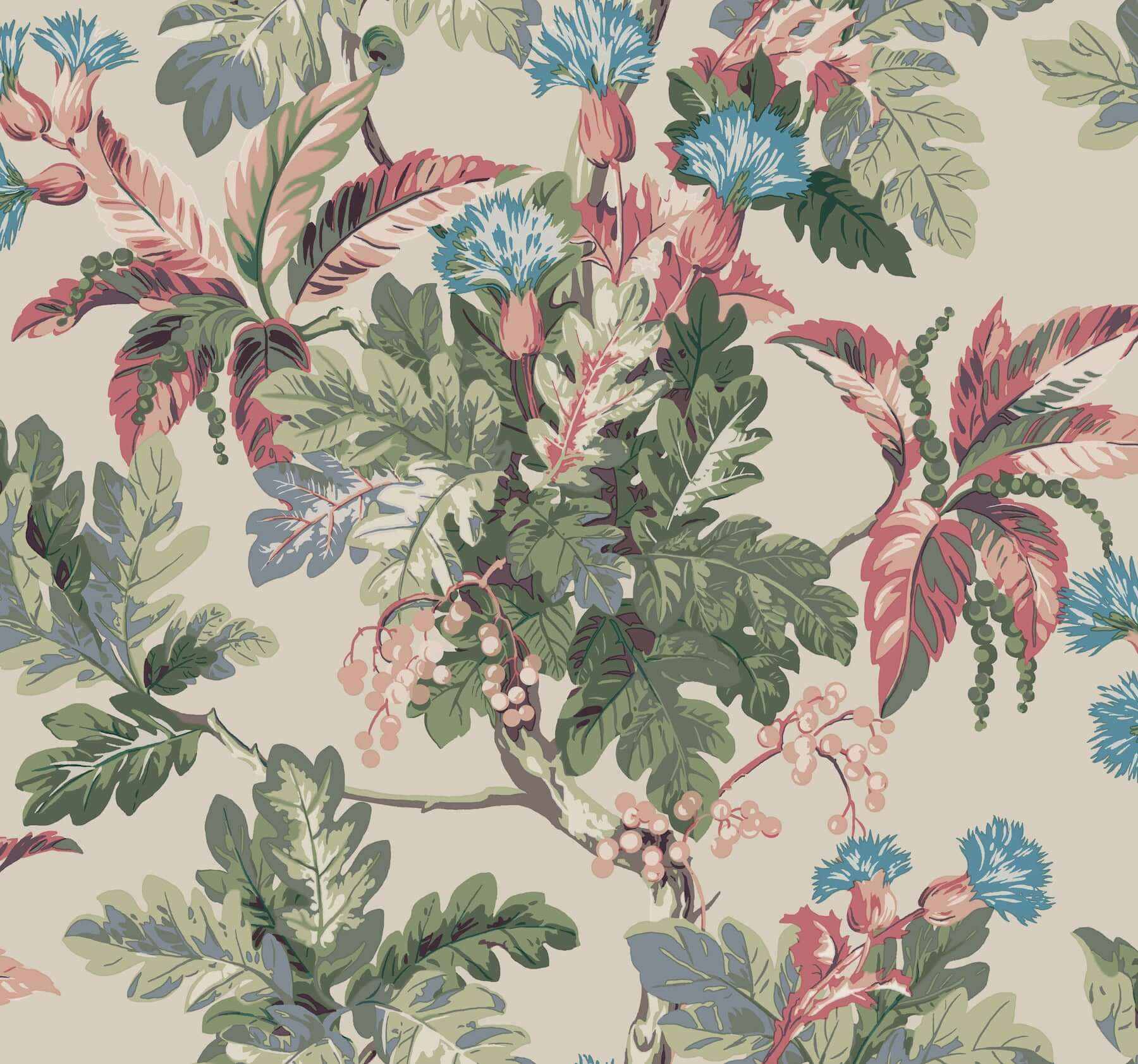 Briarwood Taupe Wallpaper - York Wallcoverings - GT4522 - York Wallcoverings Wallpaper