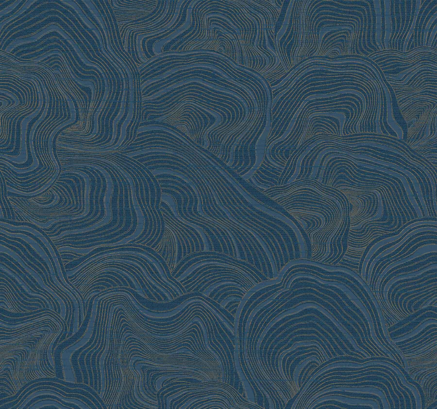 Geodes Navy Wallpaper - York Wallcoverings - GT4527 - York Wallcoverings Wallpaper