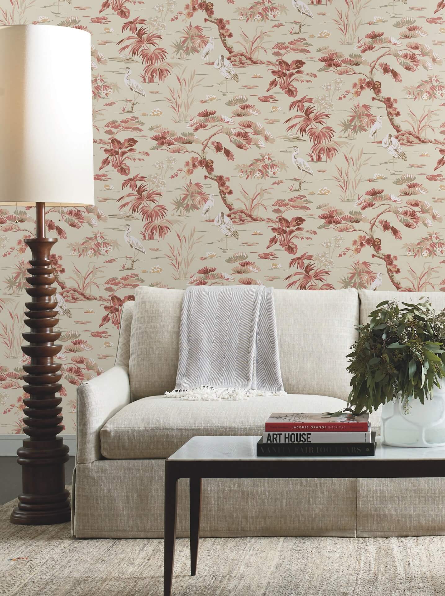 bridgewater-coral-wallpaper-york-wallcoverings-gt4532 - York Wallpaper Wallpaper
