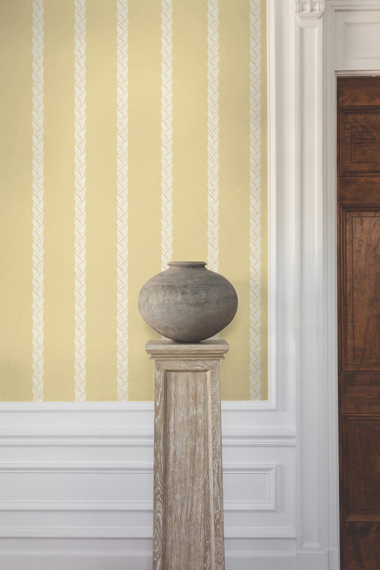 braided-stripe-yellow-wallpaper-york-wallcoverings-gt4543 - York Wallpaper Wallpaper