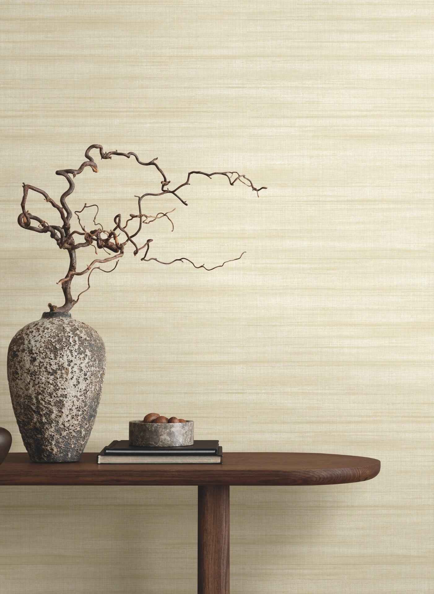 Brushed Linen Ivory Wallpaper - York Wallcoverings - GT4562 - York Wallcoverings Wallpaper