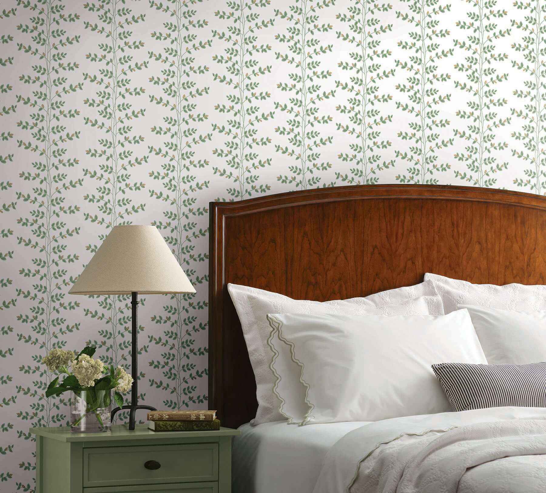 Climbing Vine Gold Wallpaper - York Wallcoverings - RF7424 - York Wallcoverings Wallpaper