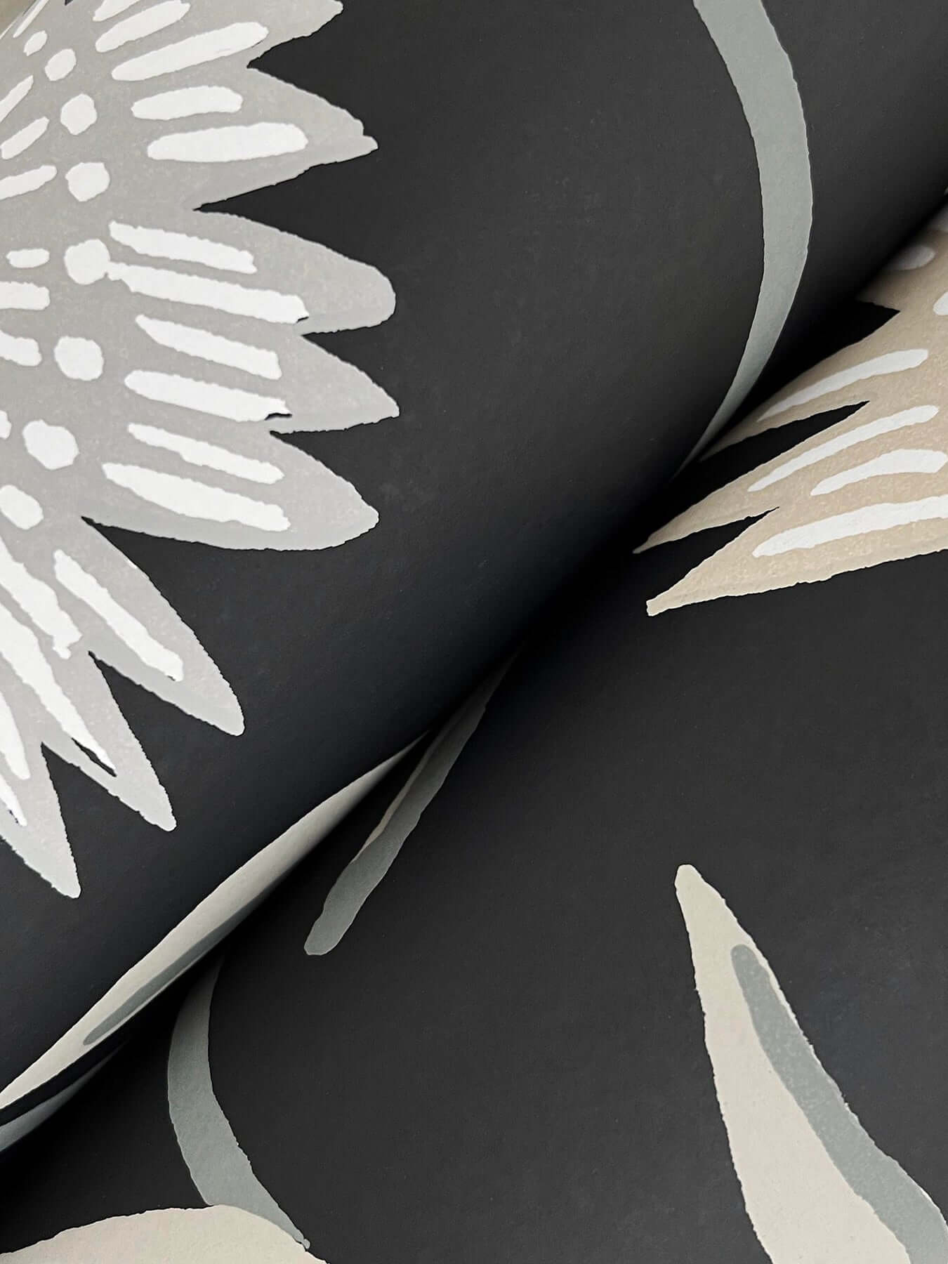 aster-black-wallpaper-york-wallcoverings-rf7434 - York Wallpaper Wallpaper