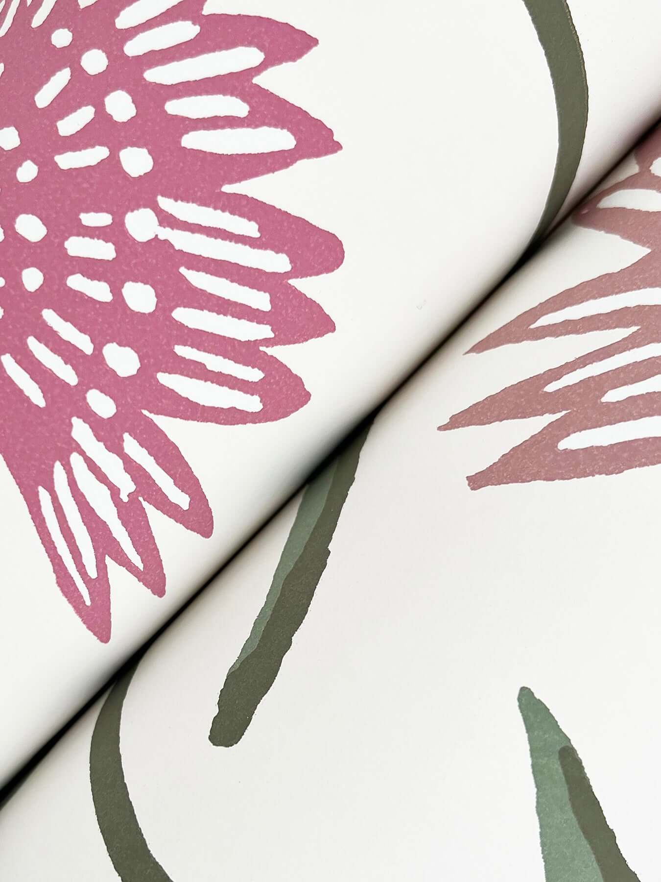 aster-rose-wallpaper-york-wallcoverings-rf7436 - York Wallpaper Wallpaper