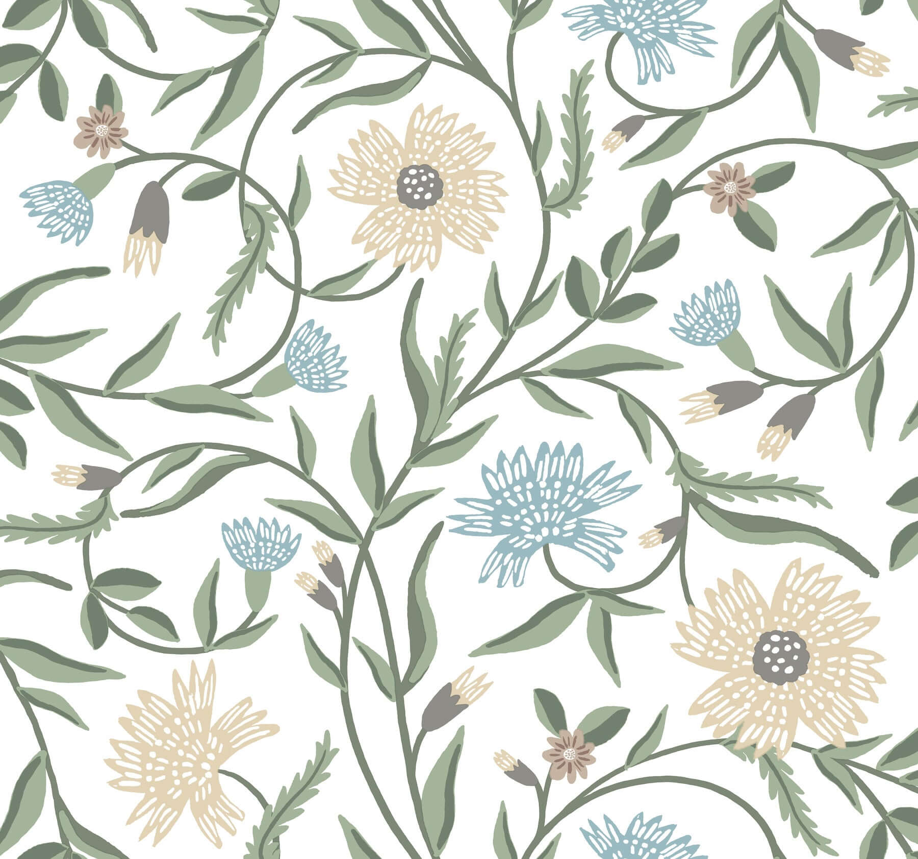 aster-white-wallpaper-york-wallcoverings-rf7431 - York Wallpaper Wallpaper