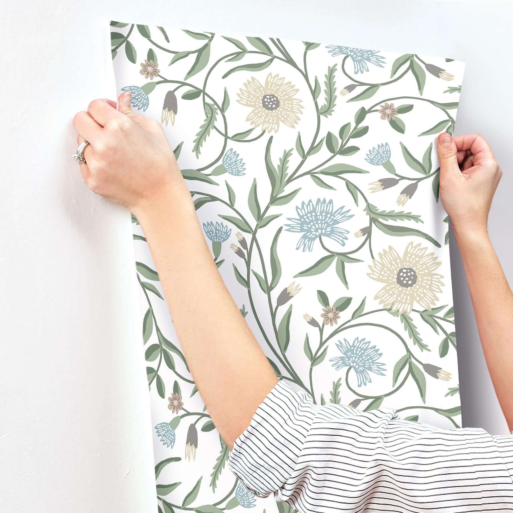 aster-white-wallpaper-york-wallcoverings-rf7431 - York Wallpaper Wallpaper