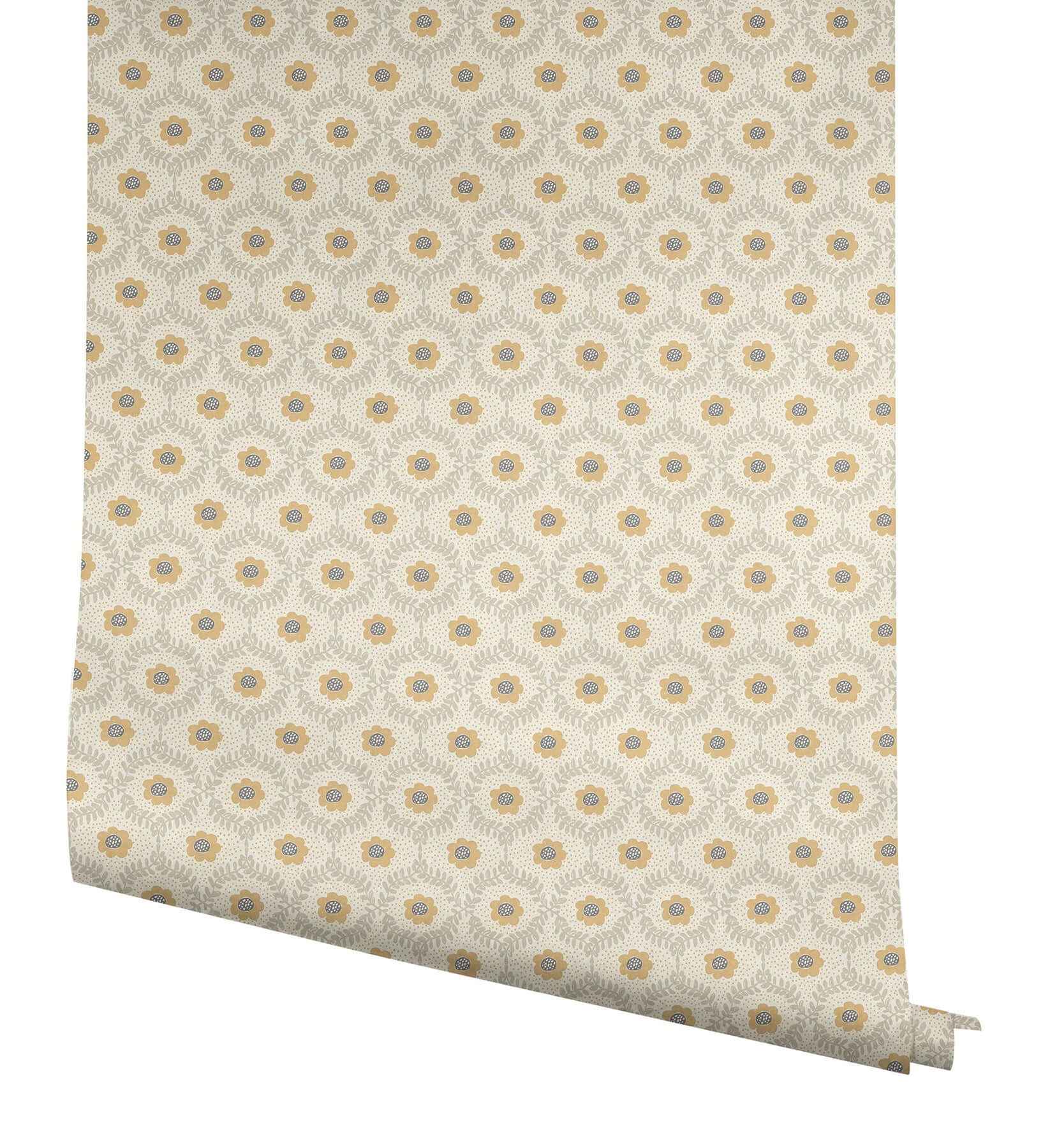 Emma Linen Wallpaper - York Wallcoverings - RF7443 - York Wallcoverings Wallpaper