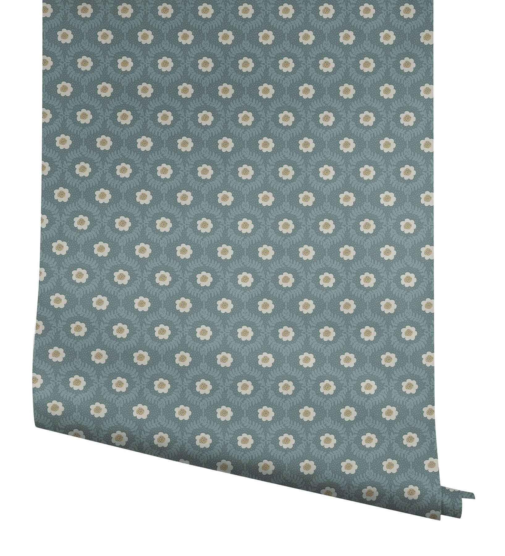 Emma Slate Wallpaper - York Wallcoverings - RF7445 - York Wallcoverings Wallpaper