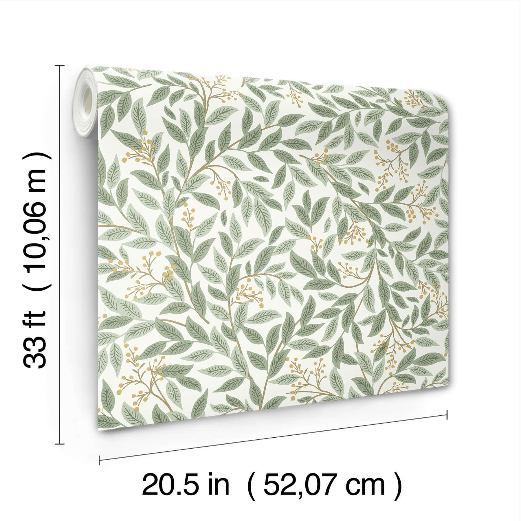 willowberry-wallpaper-sage-white-york-wallcoverings-rf7465 - York Wallcoverings Wallpaper