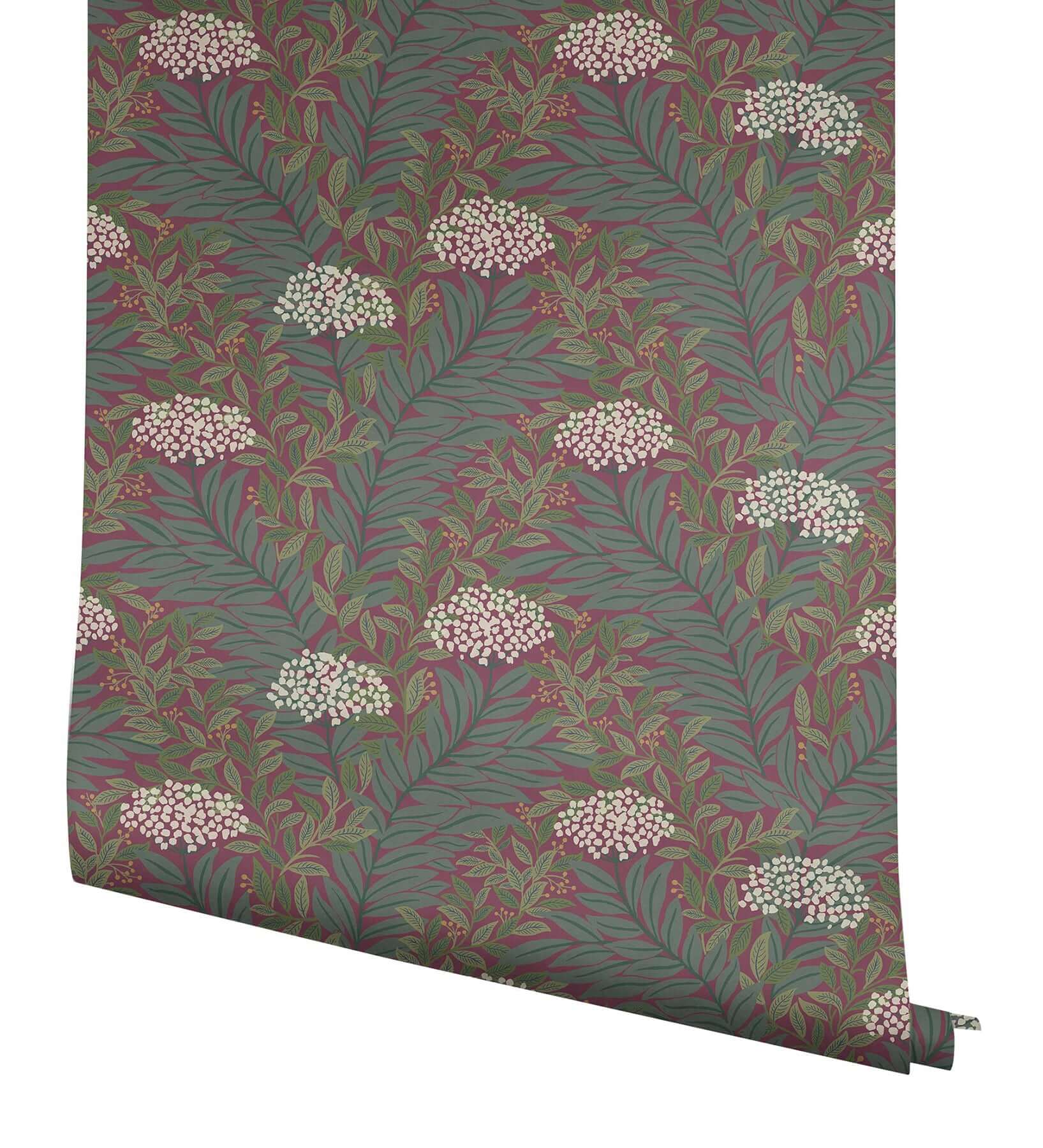 highgrove-burgundy-wallpaper-york-wallcoverings-rf7506 - York Wallpaper Wallpaper