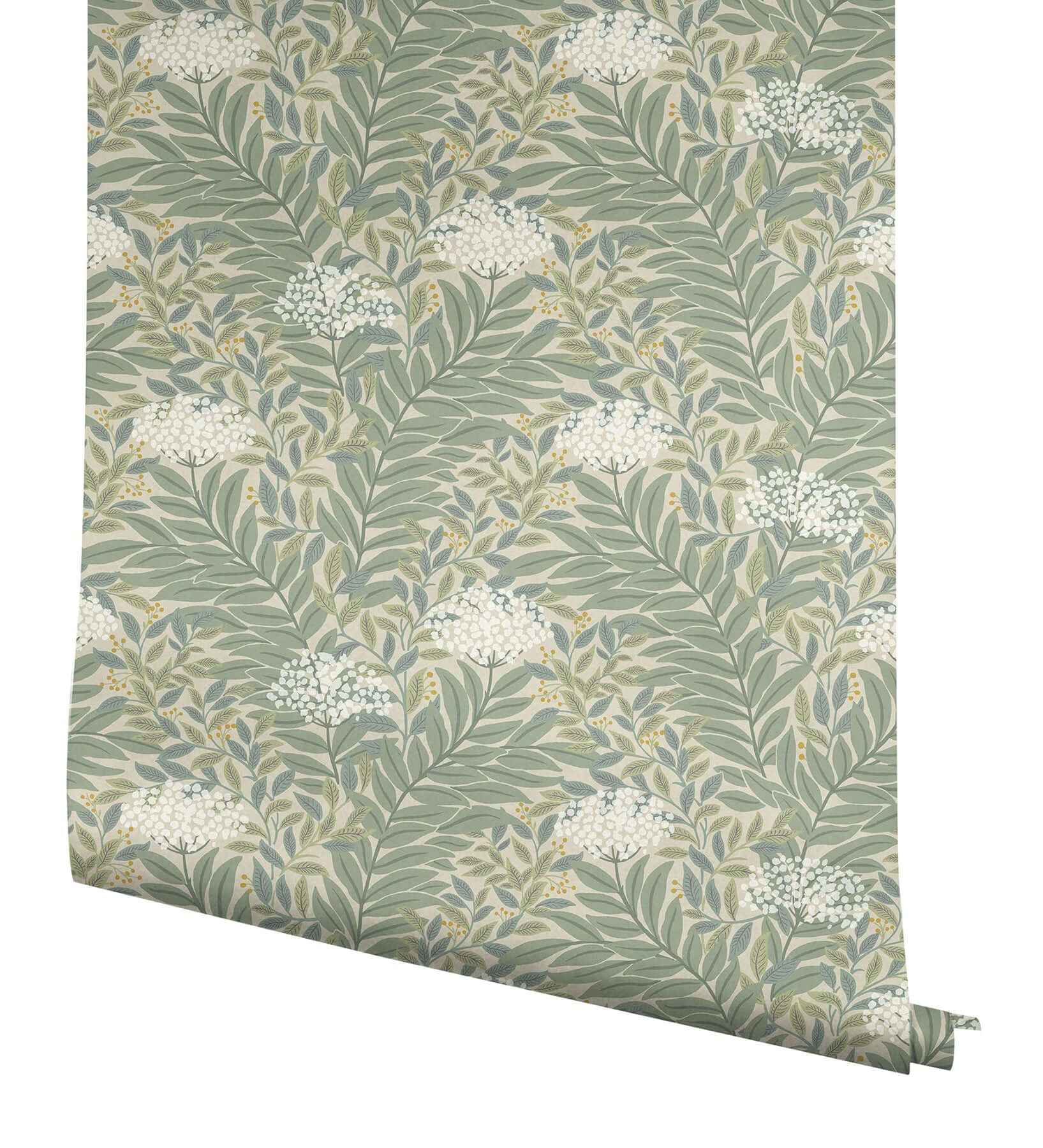 Highgrove Linen Wallpaper - York Wallcoverings - RF7502 - York Wallcoverings Wallpaper