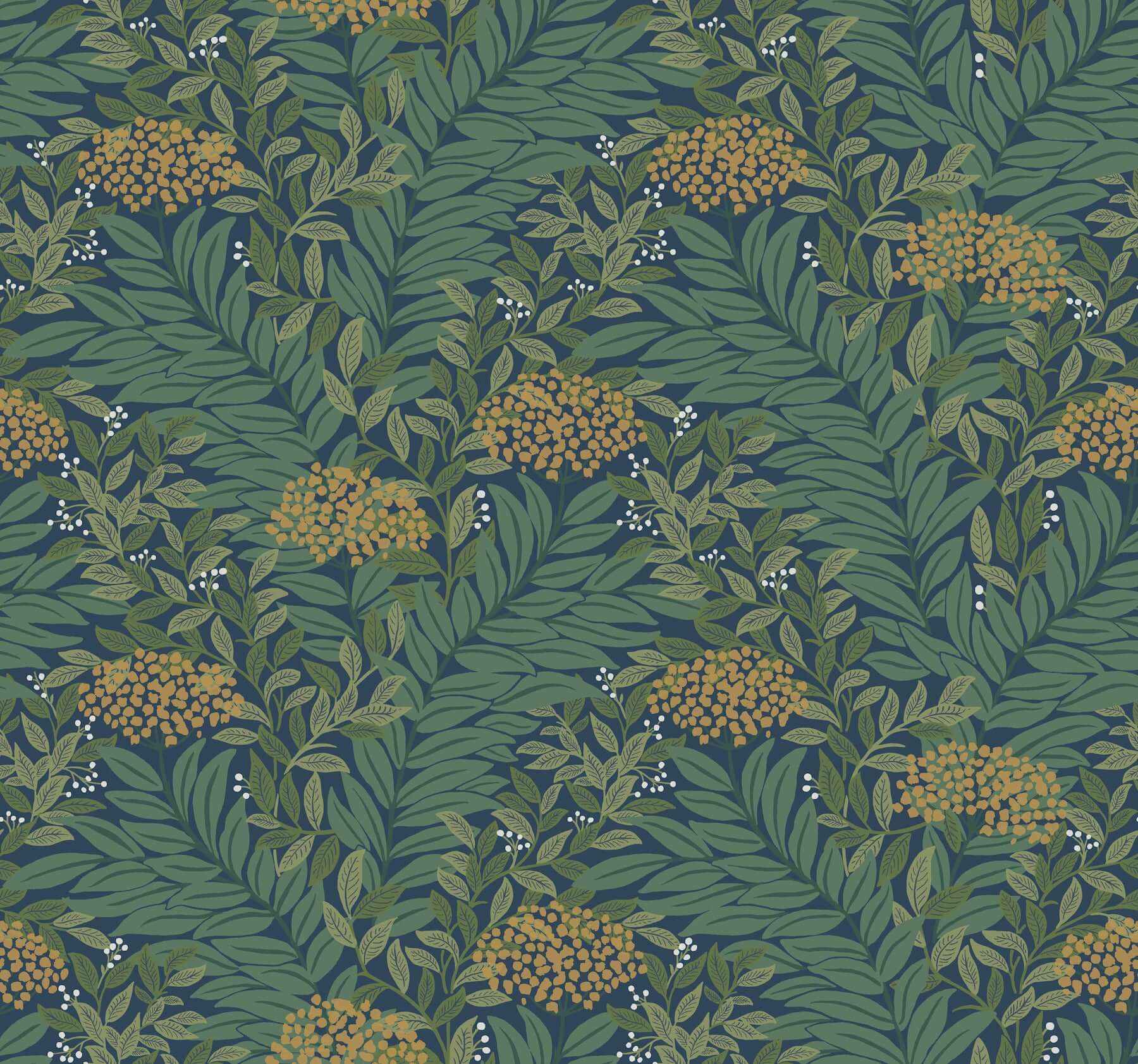 Highgrove Navy Wallpaper - York Wallcoverings - RF7505 - York Wallcoverings Wallpaper