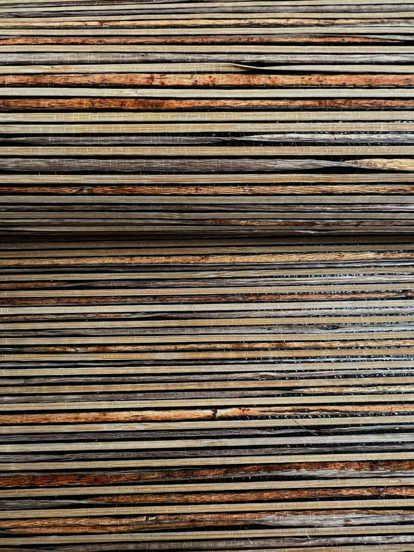 Bamboo Black Hemp Blend Wallpaper - York Wallcoverings - NT6101 - York Wallcoverings Wallpaper
