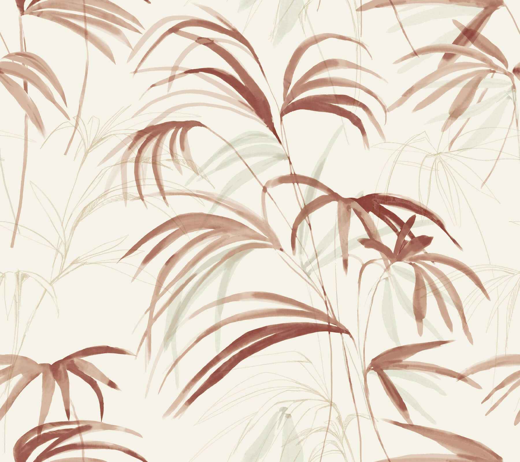 Inky Clay Palms Wallpaper - York Wallcoverings - NT6124 - York Wallcoverings Wallpaper