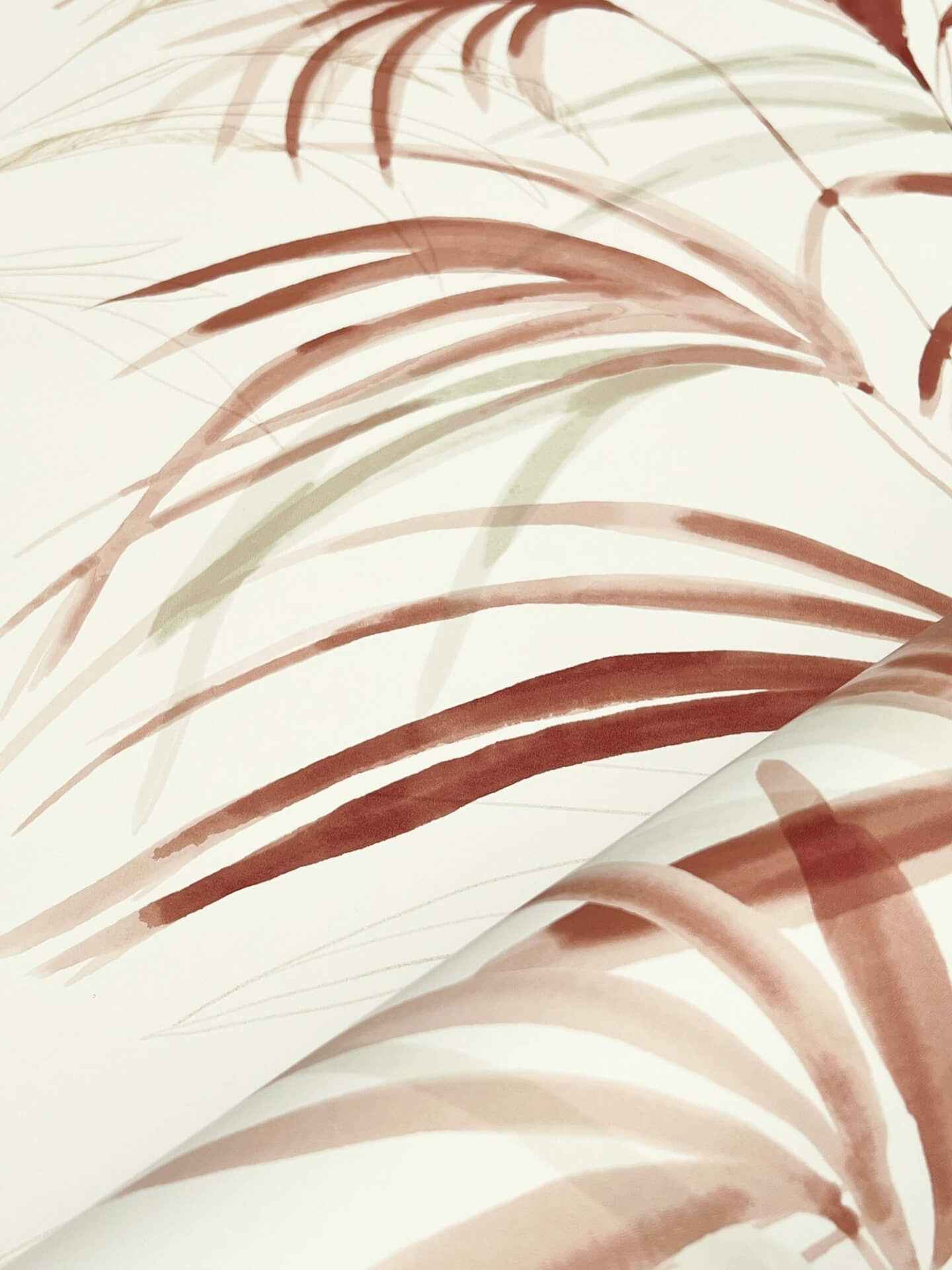 Inky Clay Palms Wallpaper - York Wallcoverings - NT6124 - York Wallcoverings Wallpaper