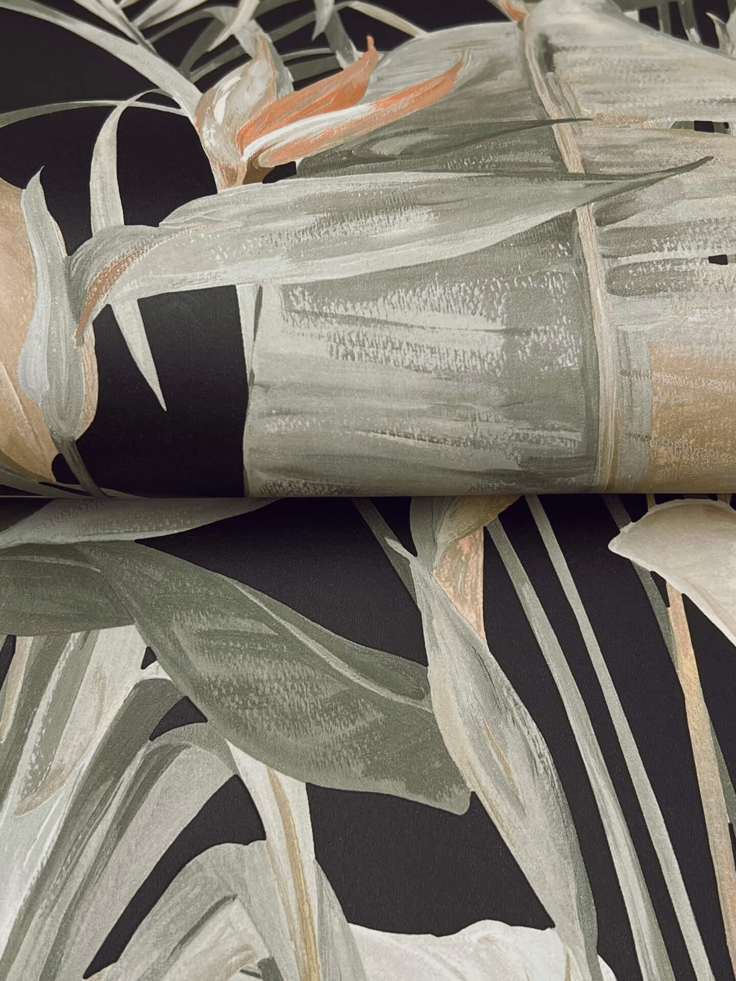 tropical-black-cabana-wallpaper-york-wallcoverings-nt6135 - York Wallpaper Wallpaper