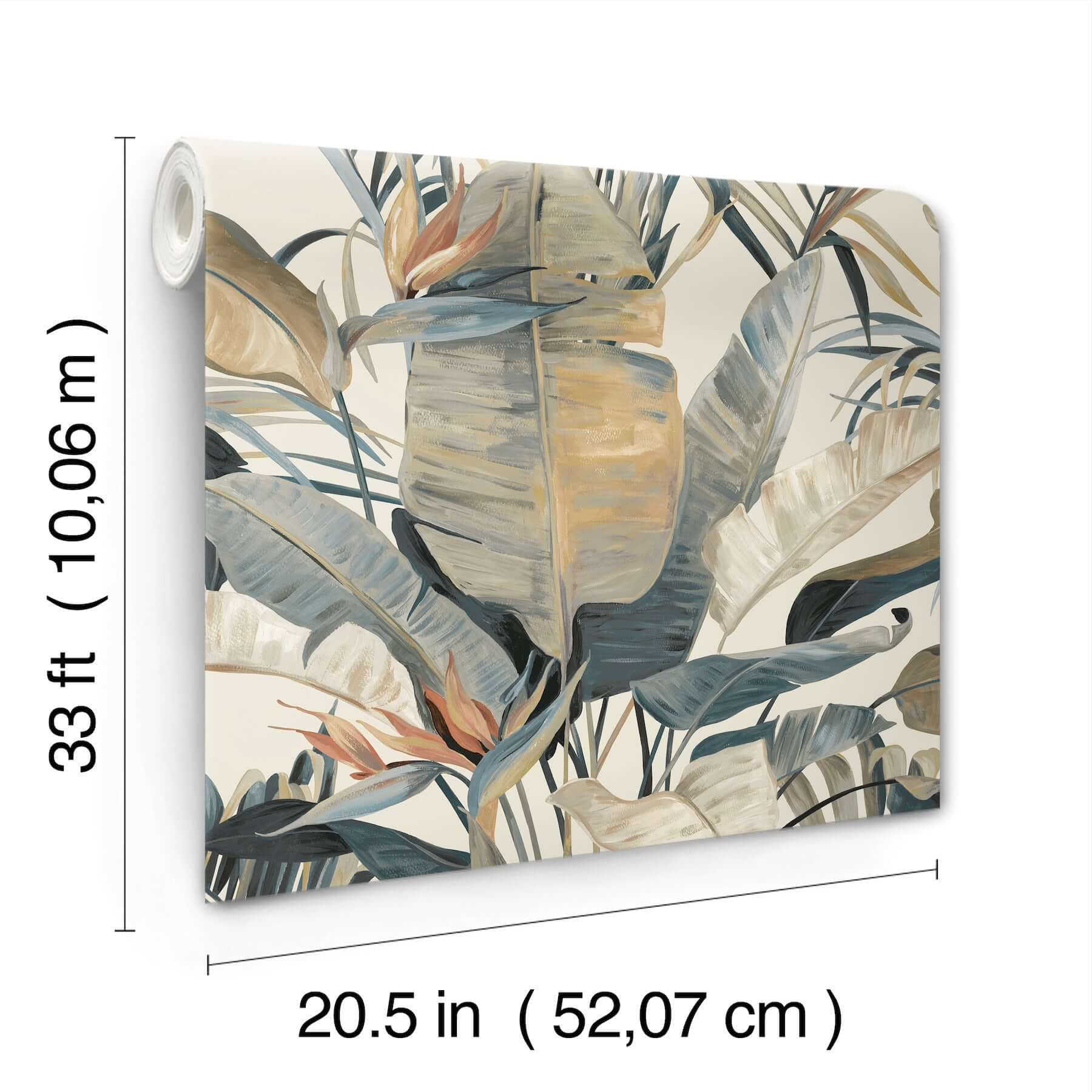 tropical-cabana-wallpaper-plush-neutral-york-wallcoverings-nt6133 - York Wallcoverings Wallpaper