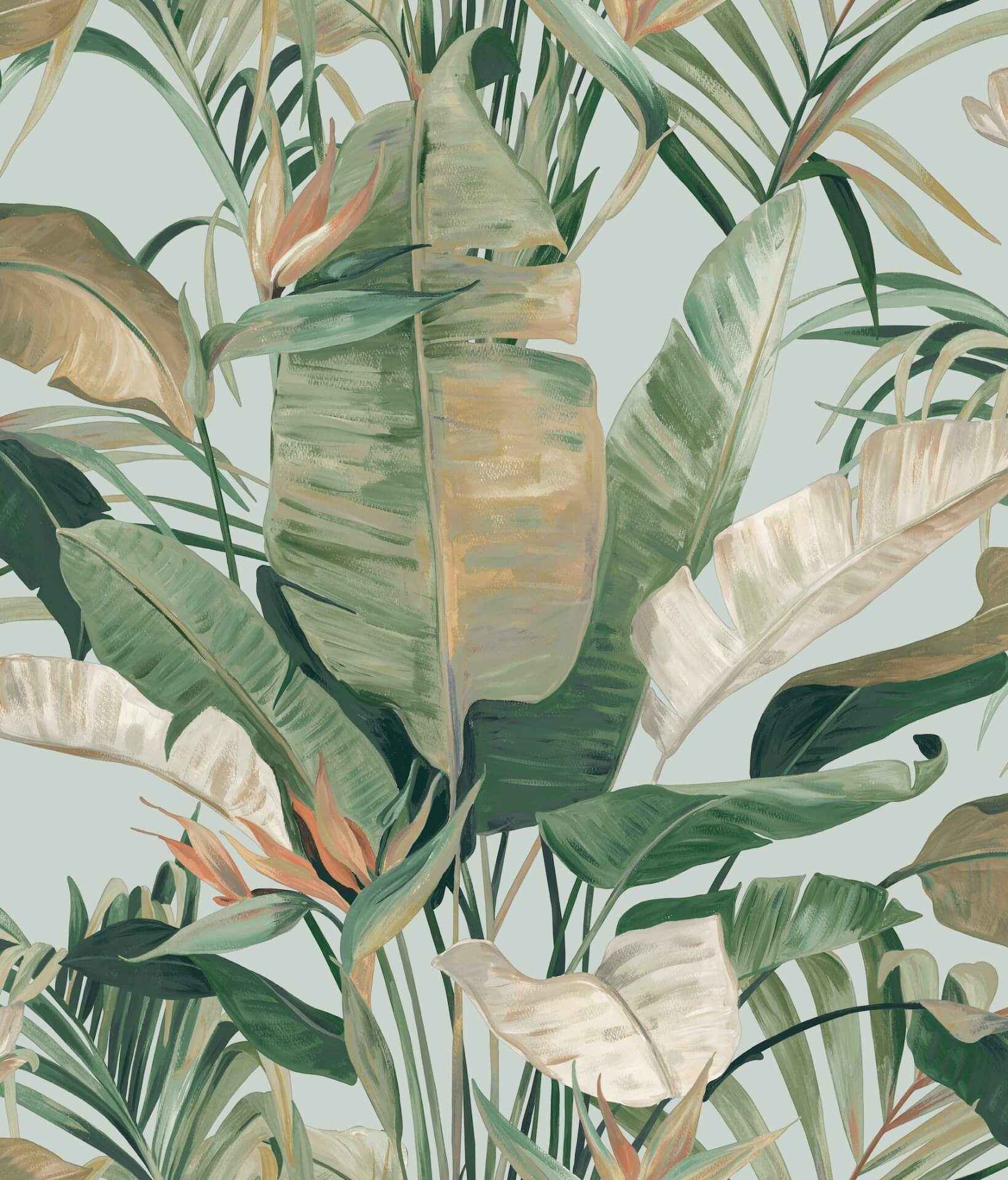 Tropical Spa Cabana Wallpaper - York Wallcoverings - NT6134 - York Wallcoverings Wallpaper