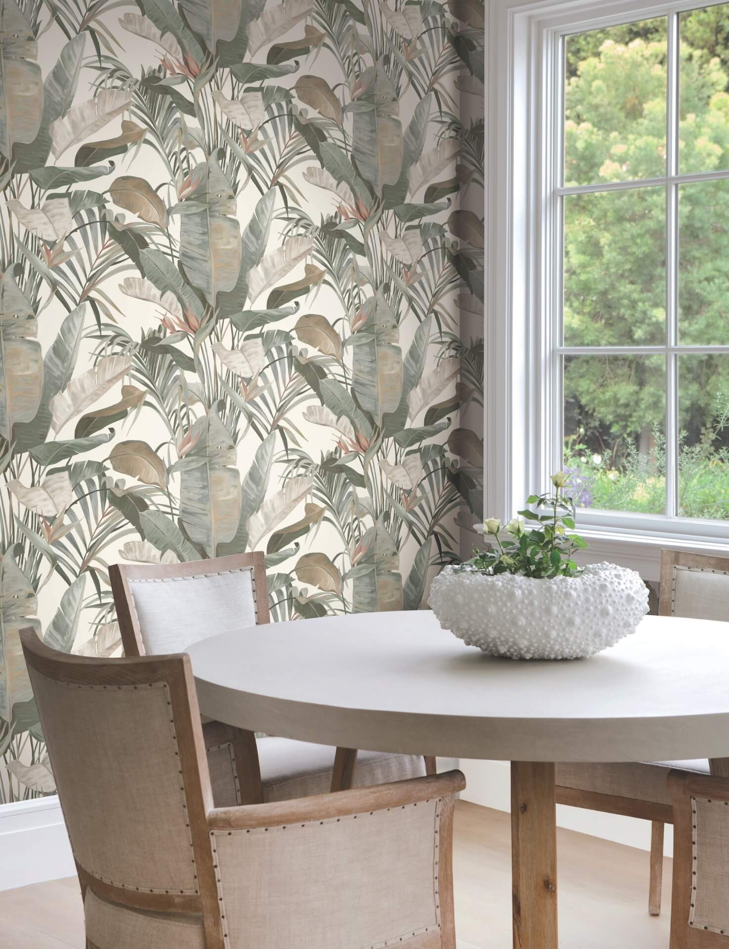 tropical-white-cabana-wallpaper-york-wallcoverings-nt6131 - York Wallpaper Wallpaper