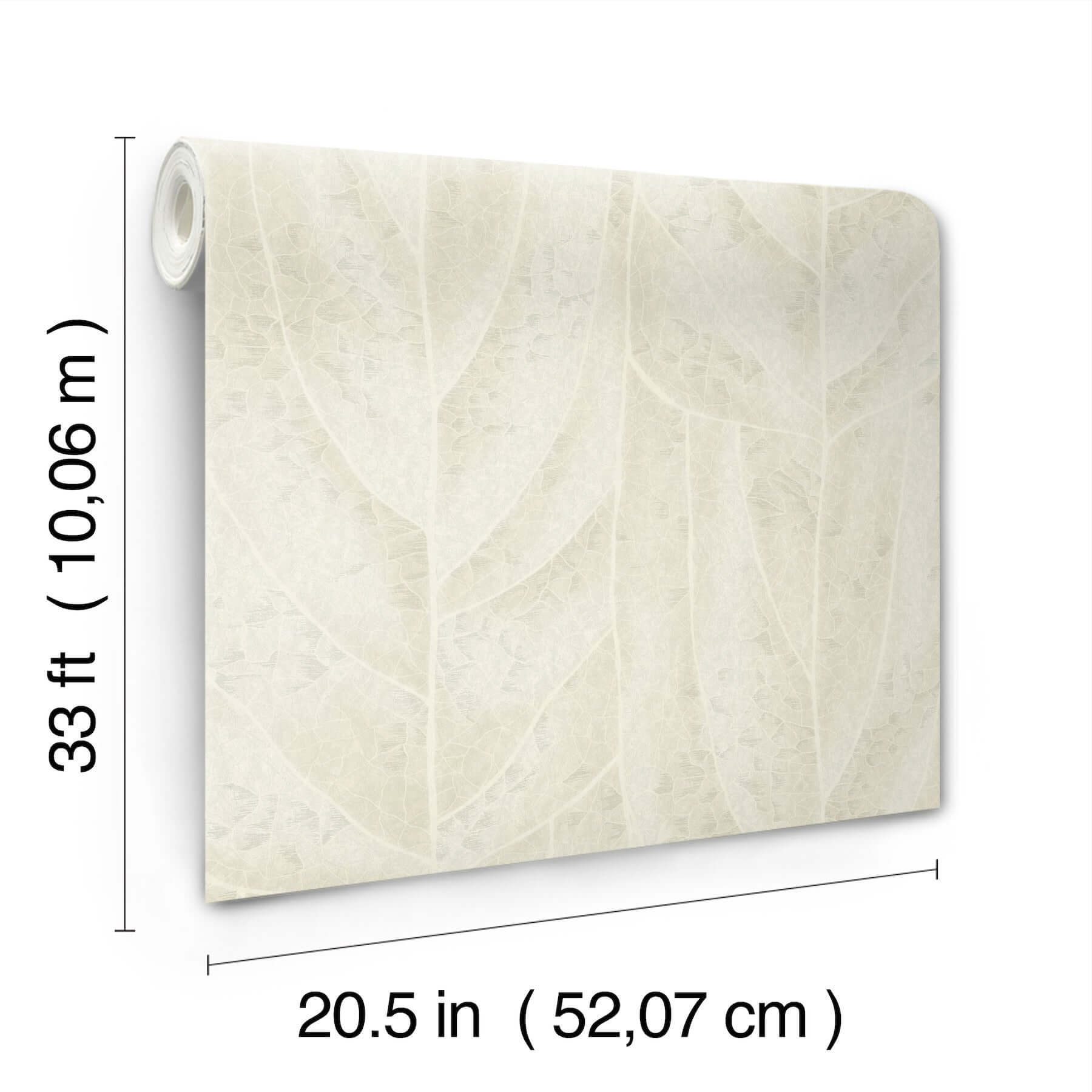 dicot-spa-leaf-wallpaper-neutral-york-wallcoverings-nt6143 - York Wallcoverings Wallpaper