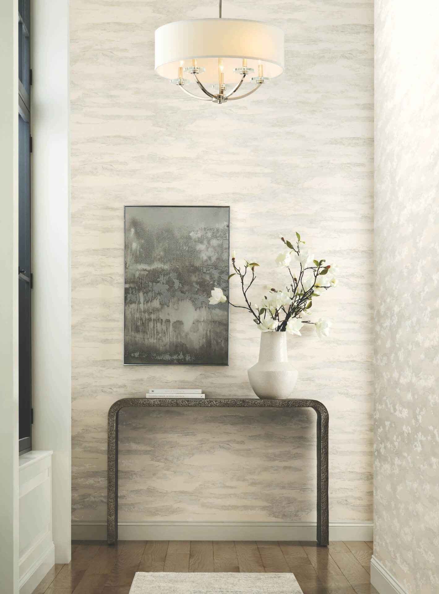 Artistic Coral Tides Wallpaper - York Wallcoverings - NT6176 - York Wallcoverings Wallpaper