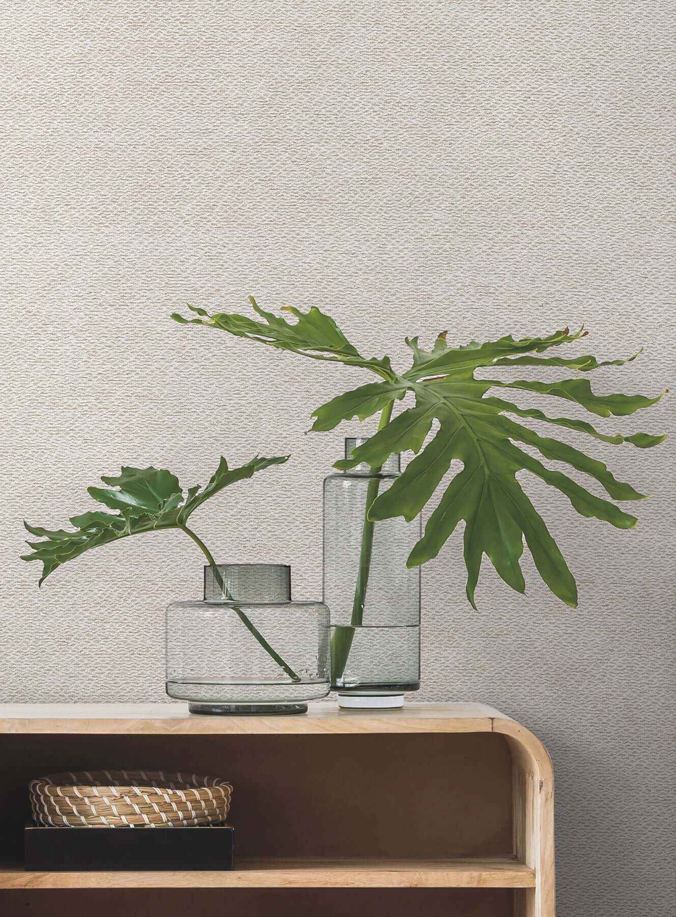 Paper White Yarn Wallpaper - York Wallcoverings - MF4703MH - York Wallcoverings Wallpaper