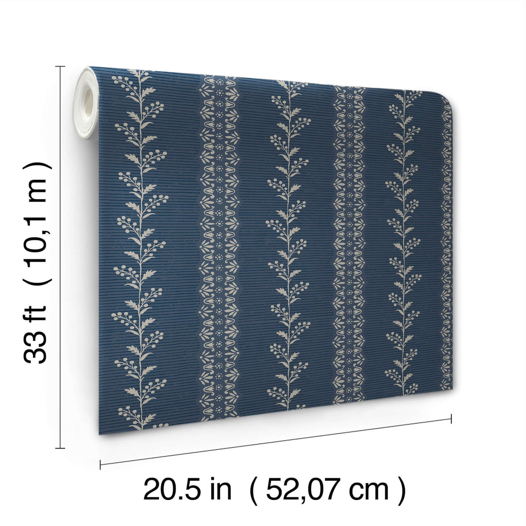 everleigh-navy-wallpaper-york-wallcoverings-mf4766 - York Wallpaper Wallpaper