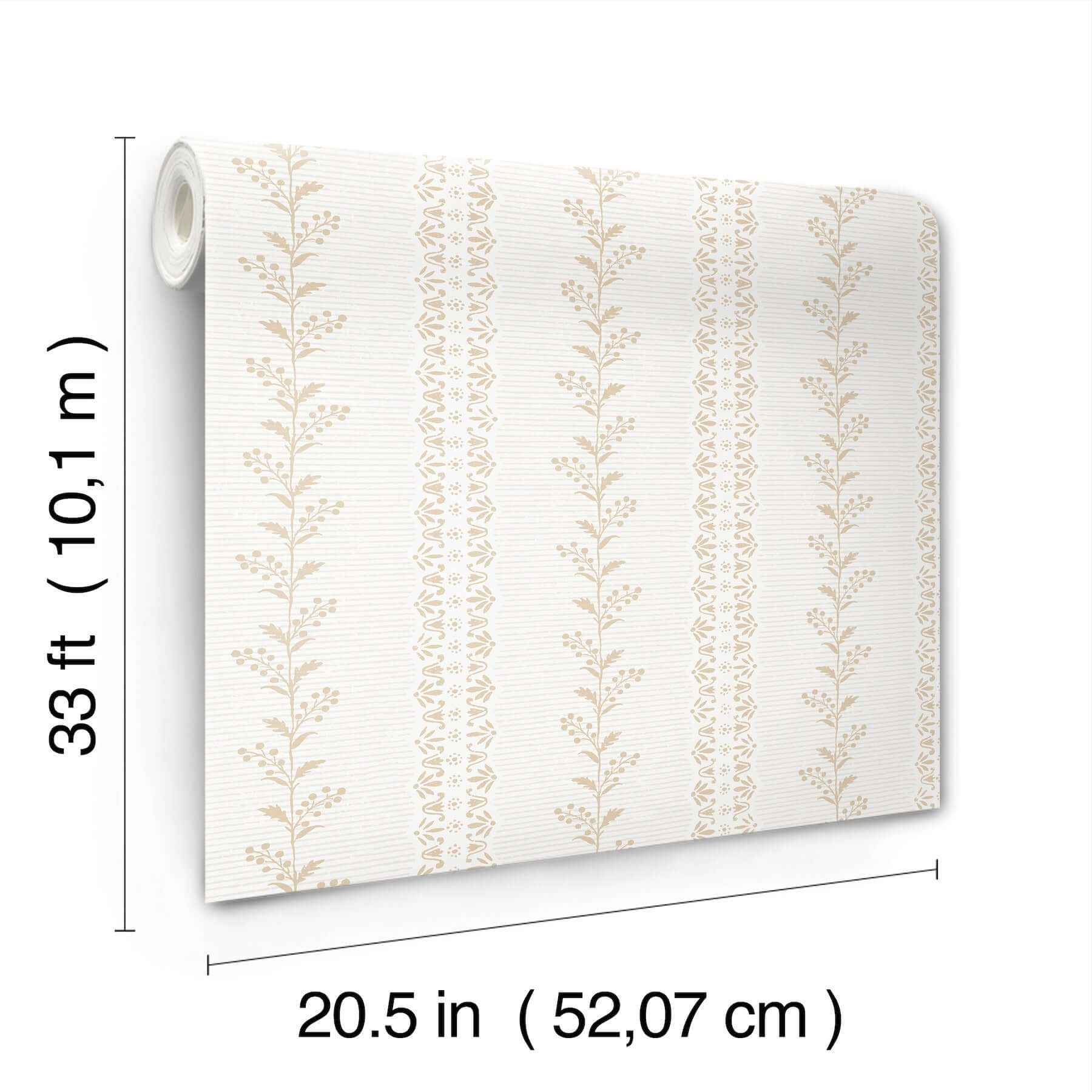 Everleigh Ochre Wallpaper - York Wallcoverings - MF4763 - York Wallcoverings Wallpaper