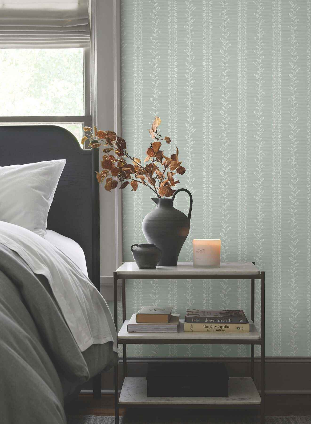 Everleigh Sage Wallpaper - York Wallcoverings - MF4762 - York Wallcoverings Wallpaper