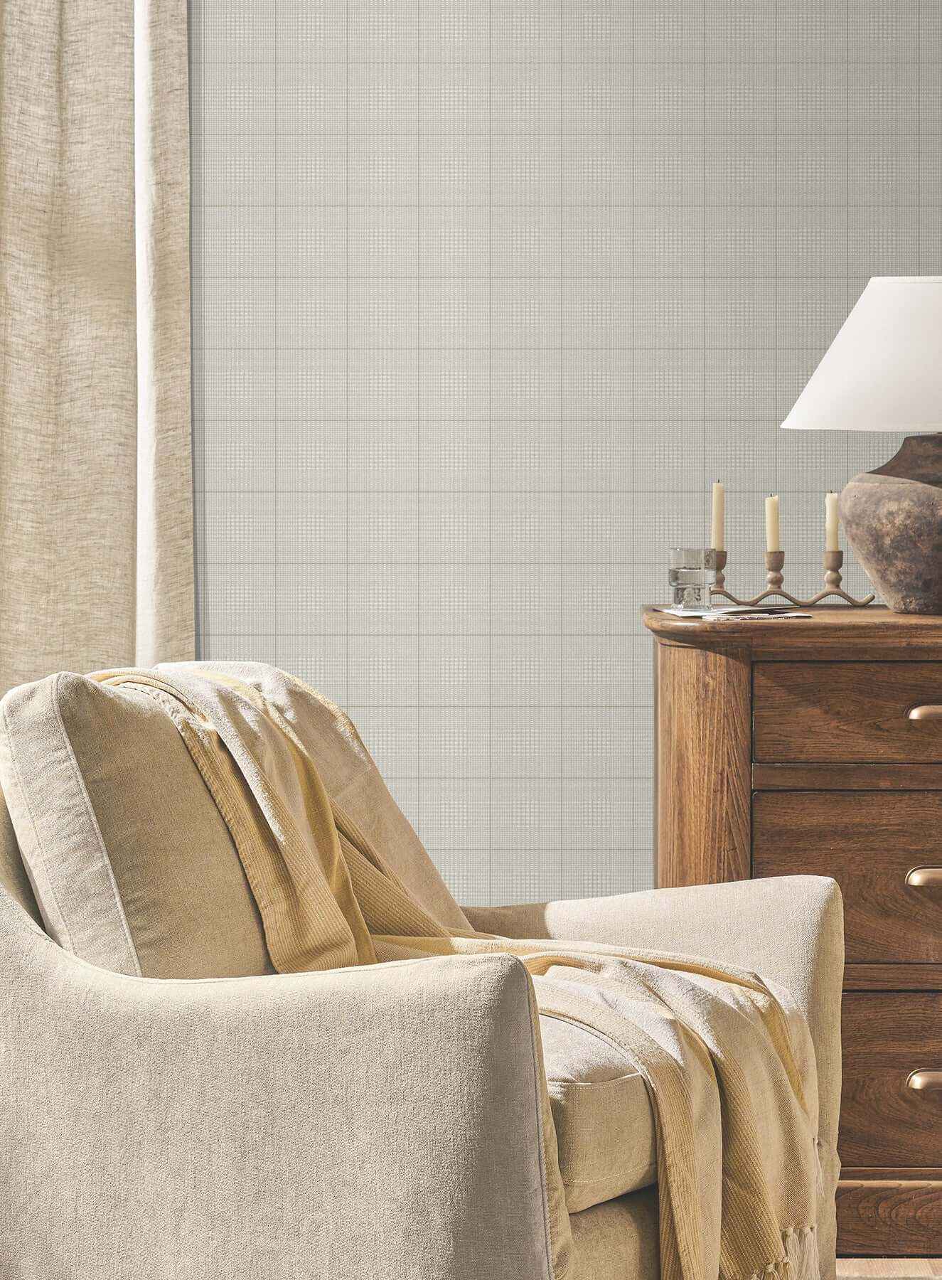 Windsor Ivory Wallpaper - York Wallcoverings - MF4782 - York Wallcoverings Wallpaper