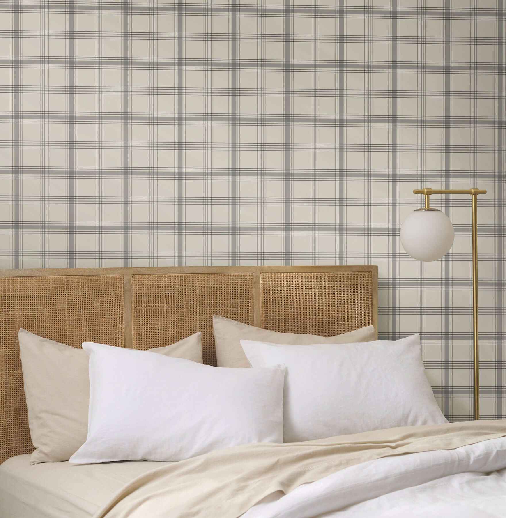 Hunter Charcoal Wallpaper - York Wallcoverings - MF4792