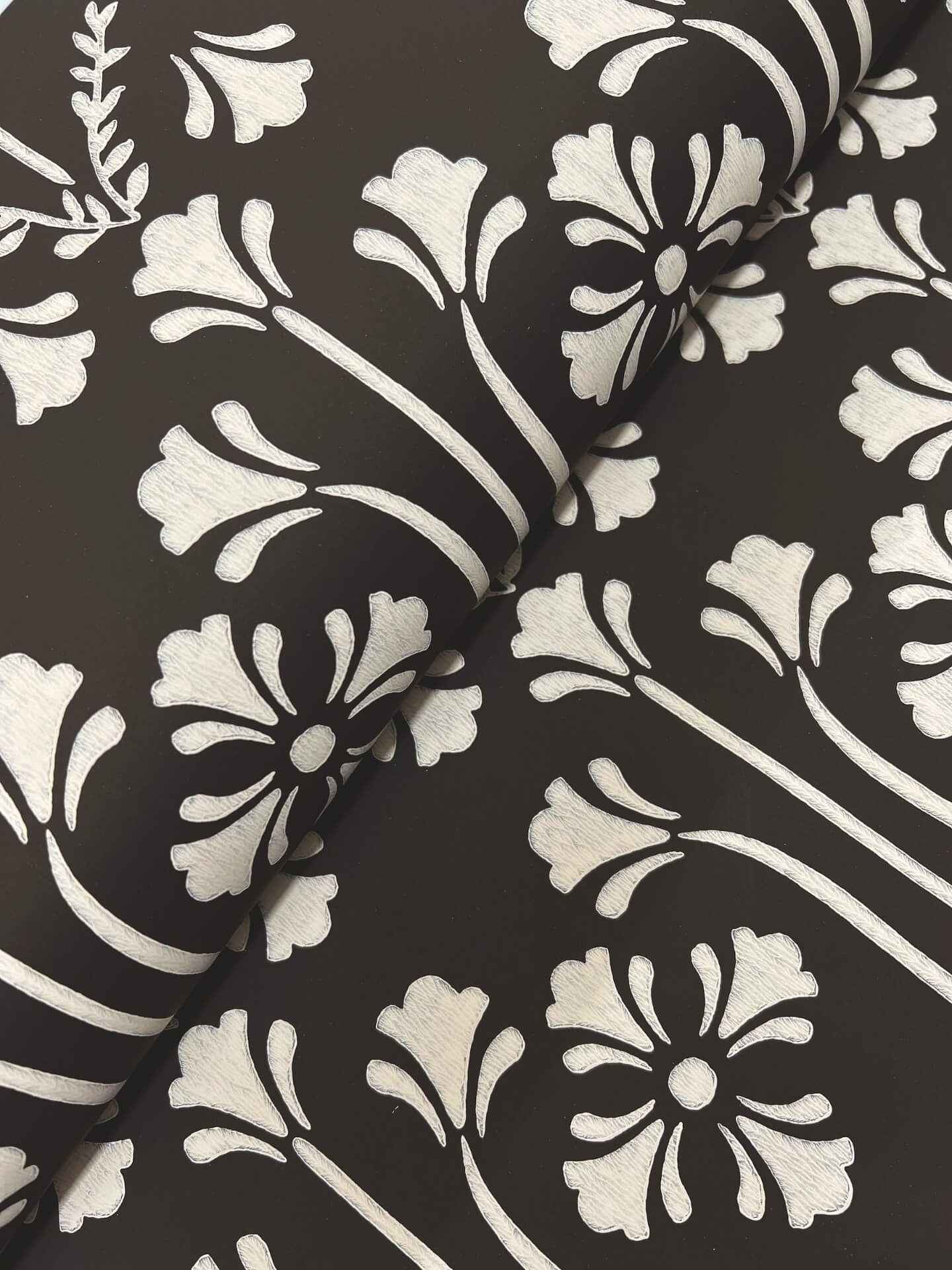 Lydia Black Wallpaper - York Wallcoverings - MF4803 - York Wallcoverings Wallpaper