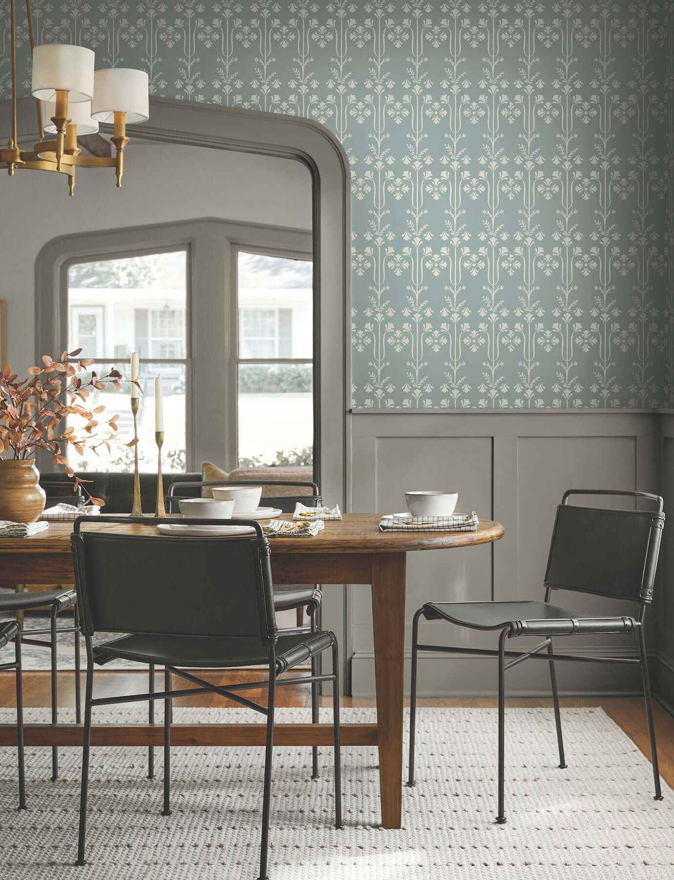 Lydia Blue Wallpaper - York Wallcoverings - MF4806 - York Wallcoverings Wallpaper