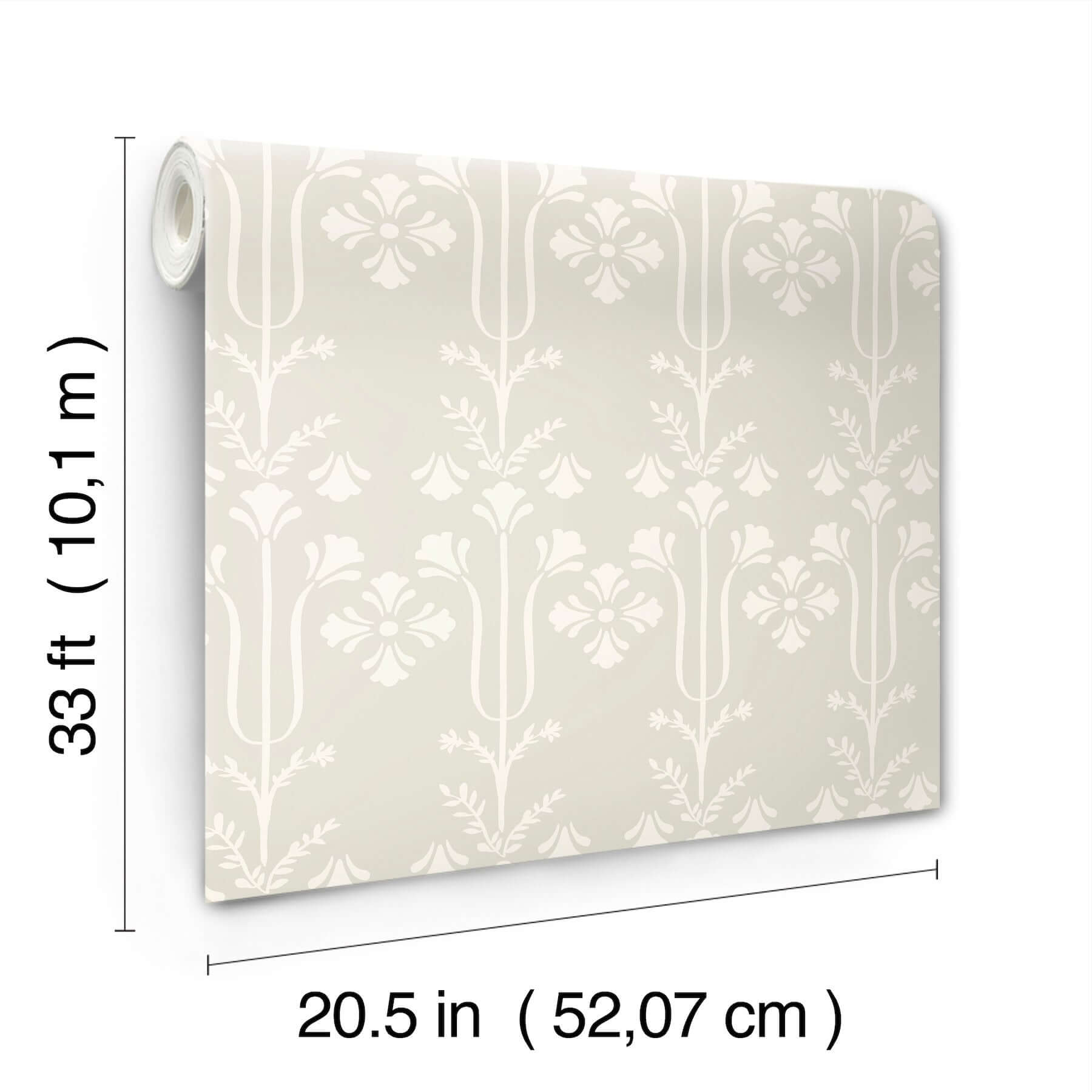 lydia-ivory-wallpaper-york-wallcoverings-mf4804 - York Wallcoverings Wallpaper