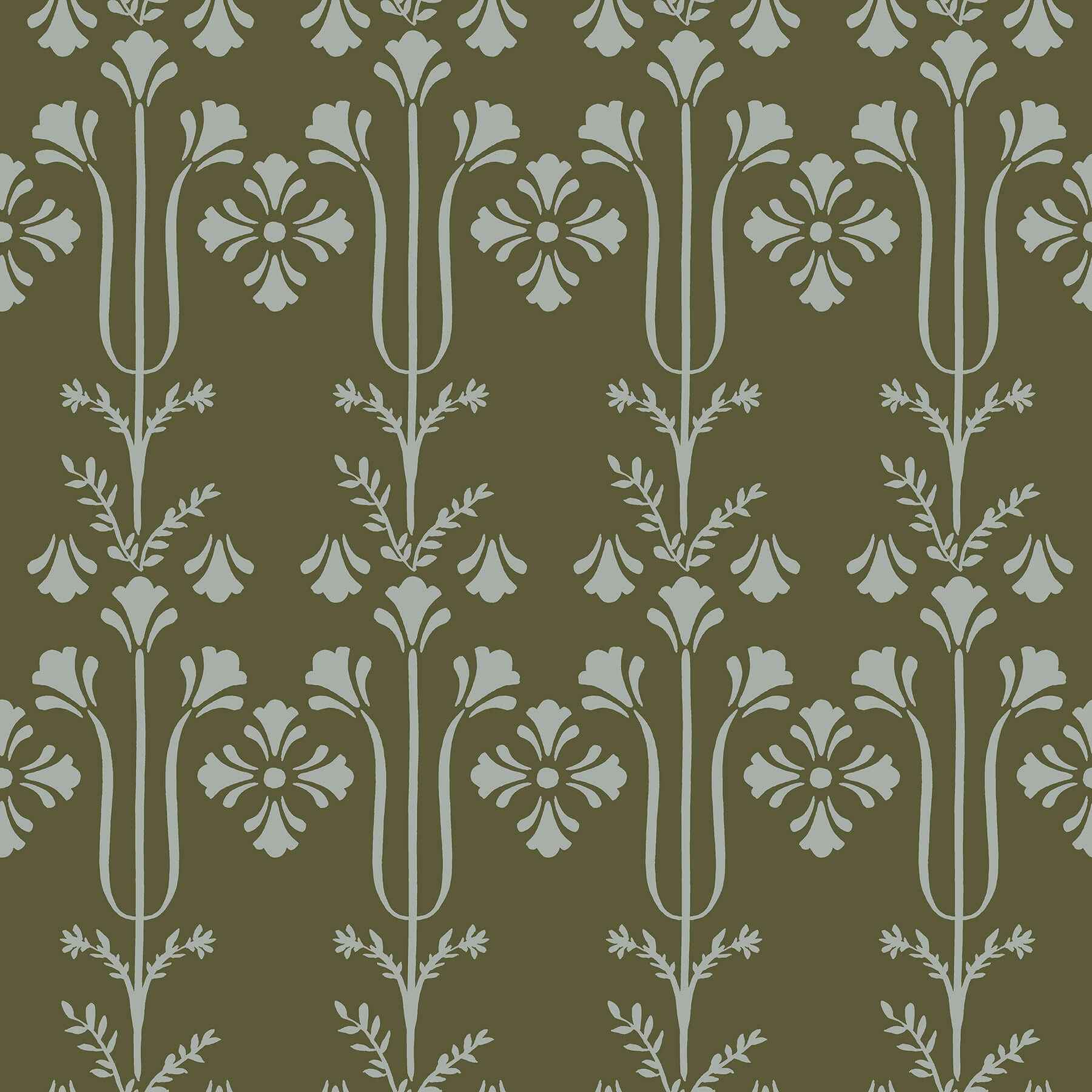 Lydia Moss Wallpaper - York Wallcoverings - MF4801 - York Wallcoverings Wallpaper