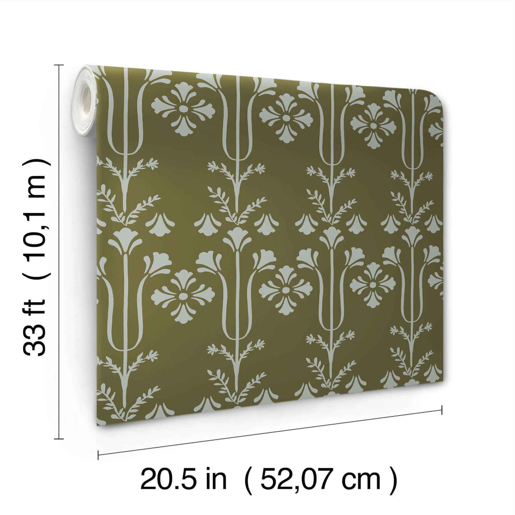 Lydia Moss Wallpaper - York Wallcoverings - MF4801 - York Wallcoverings Wallpaper